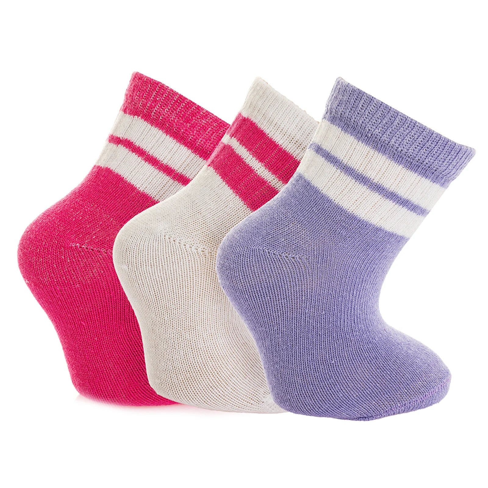 HelloBaby Baby Socks 3 Pack - Pink - ebebek - Black Friday