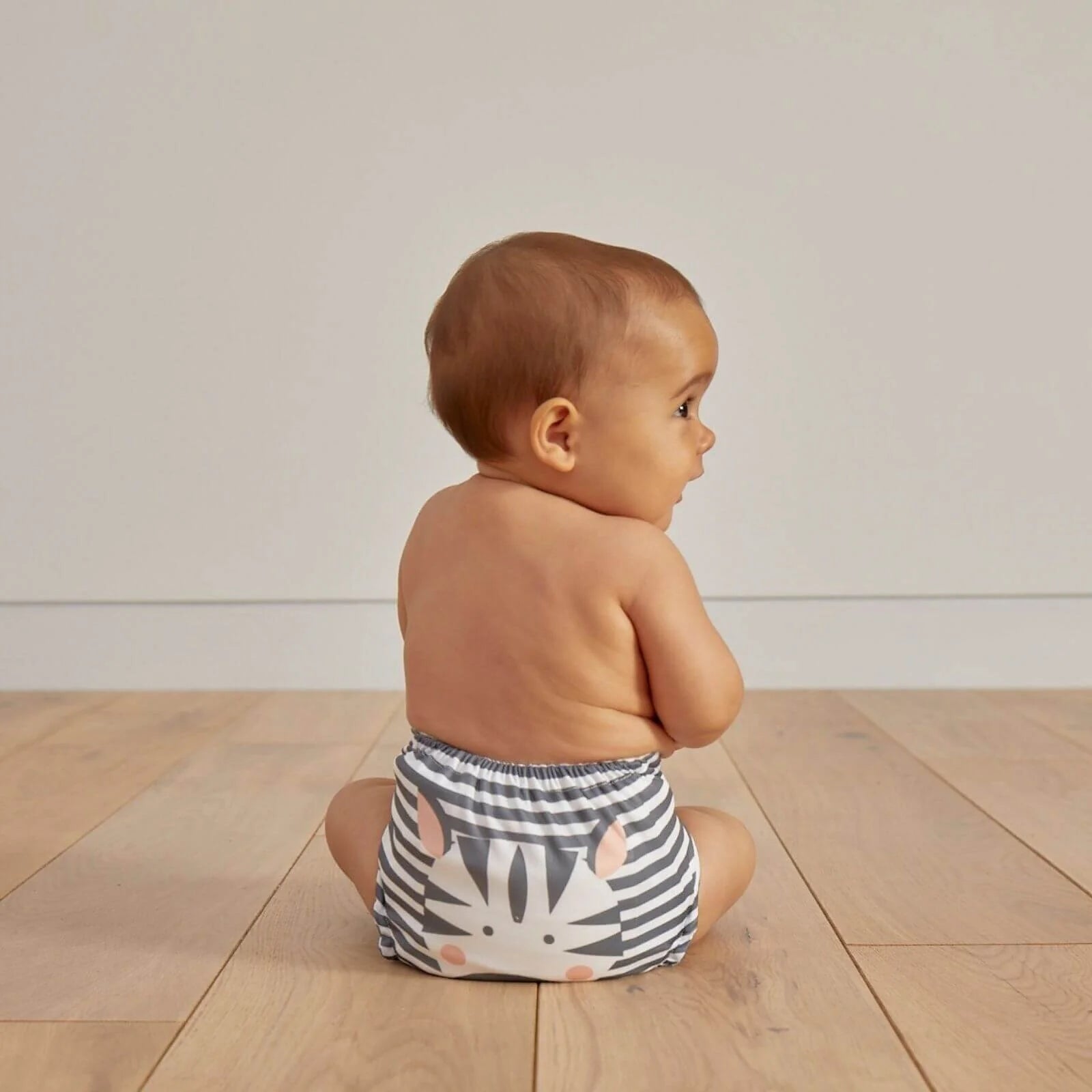 Kit & Kin Reusable Nappy - Zebra - ebebek - Black Friday