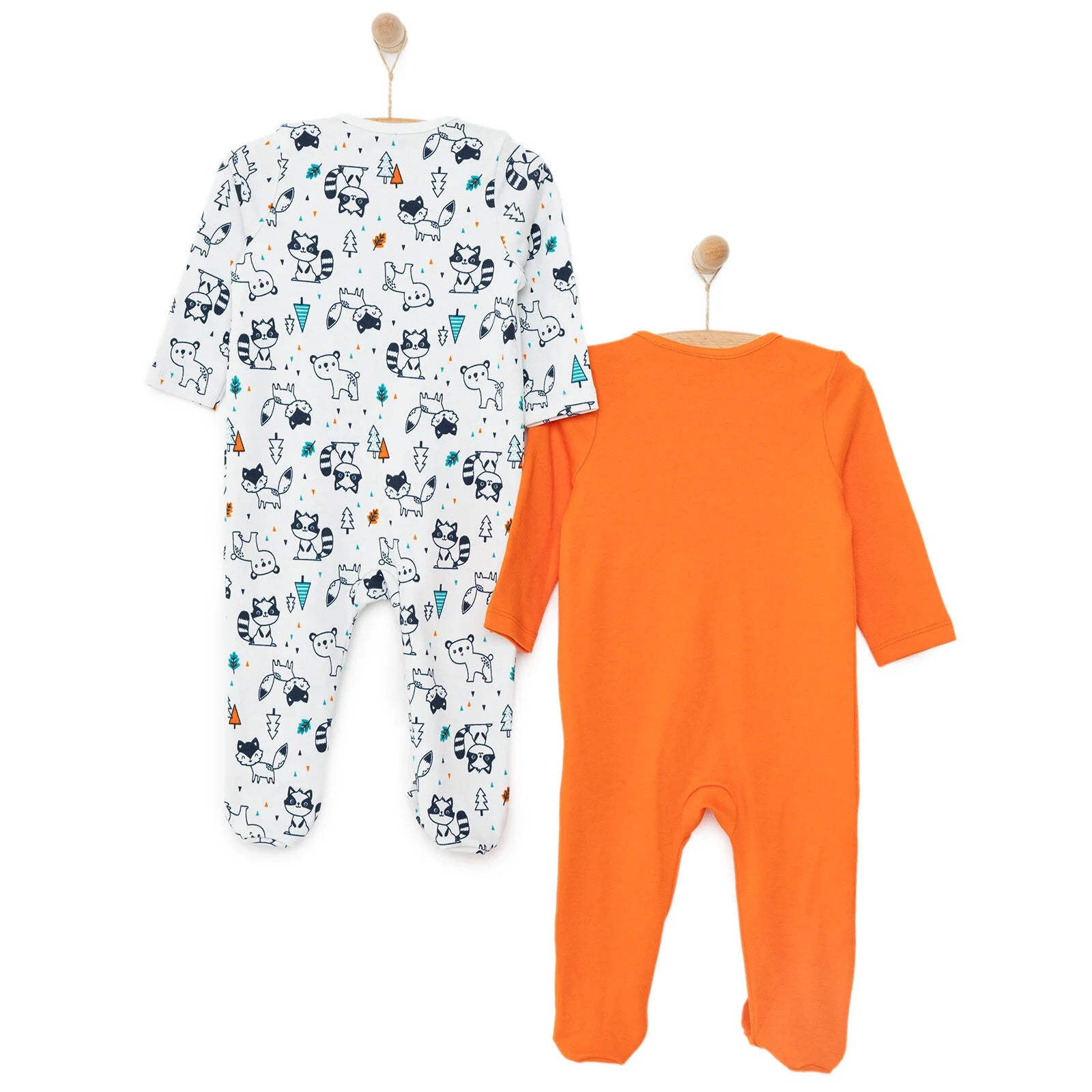 HelloBaby Baby Boy Footed Newborn Jumpsuit - Light Grey - ebebek - Black Friday