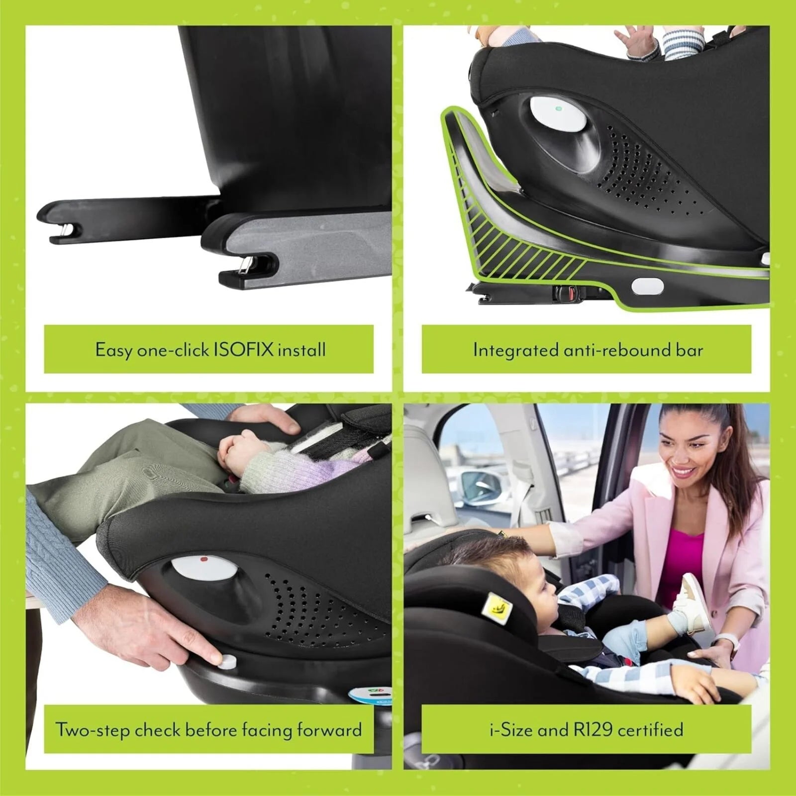 Graco Turn2Me DLX i - Size R129 Car Seat - Midnight - ebebek - Black Friday