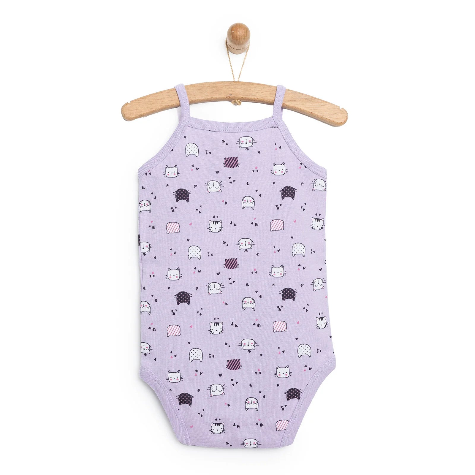 HelloBaby Rope Strap Bodysuit - Purple - ebebek - Black Friday