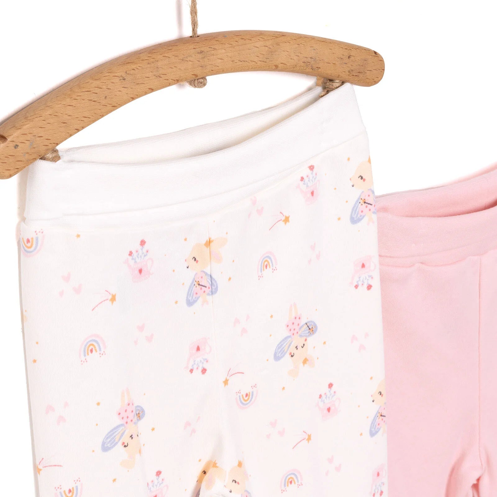 HelloBaby Newborn 2 Pcs Footed Legging - Pink - ebebek - Black Friday