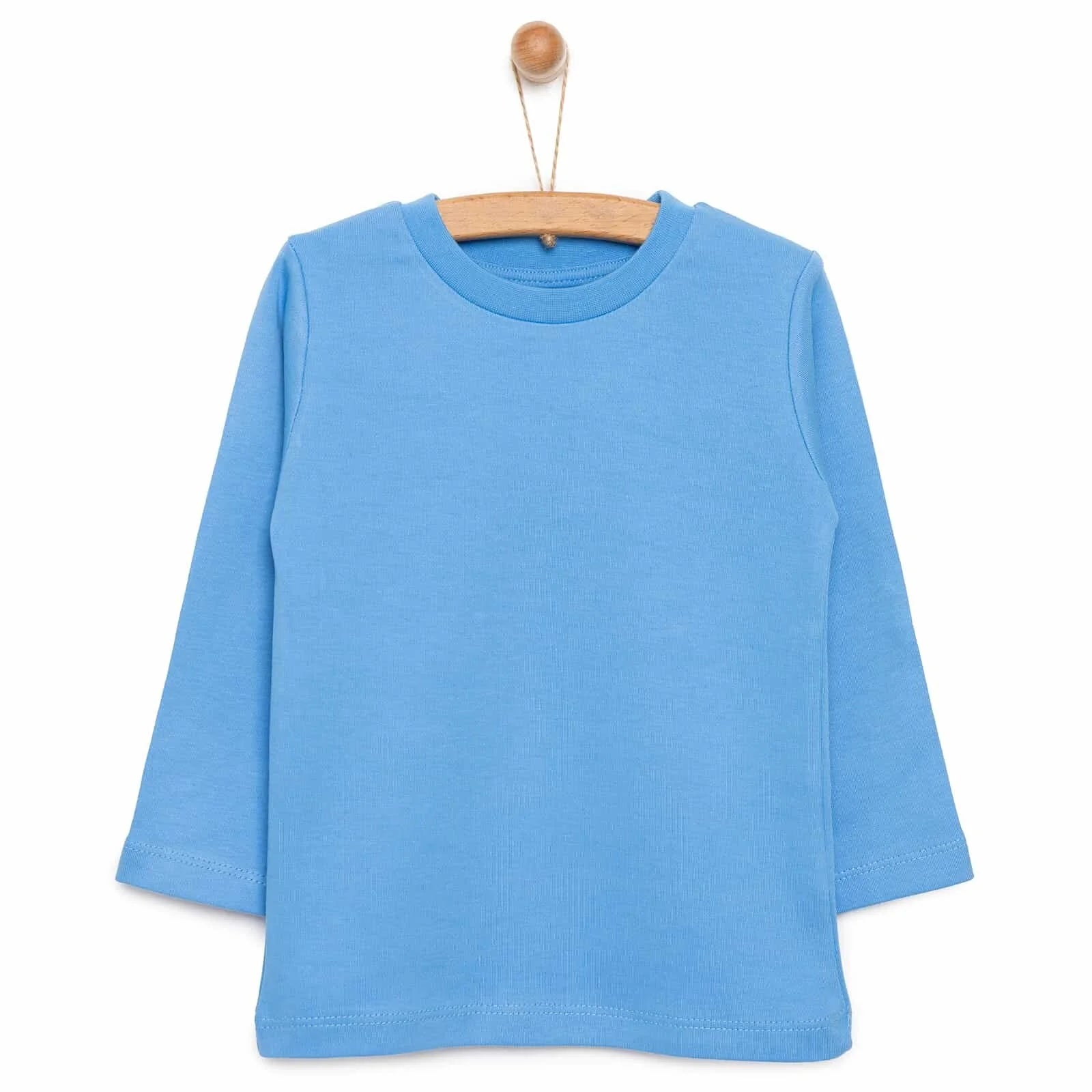 HelloBaby Basic Interlock Long Sleeve T - Light Blue - ebebek - Black Friday