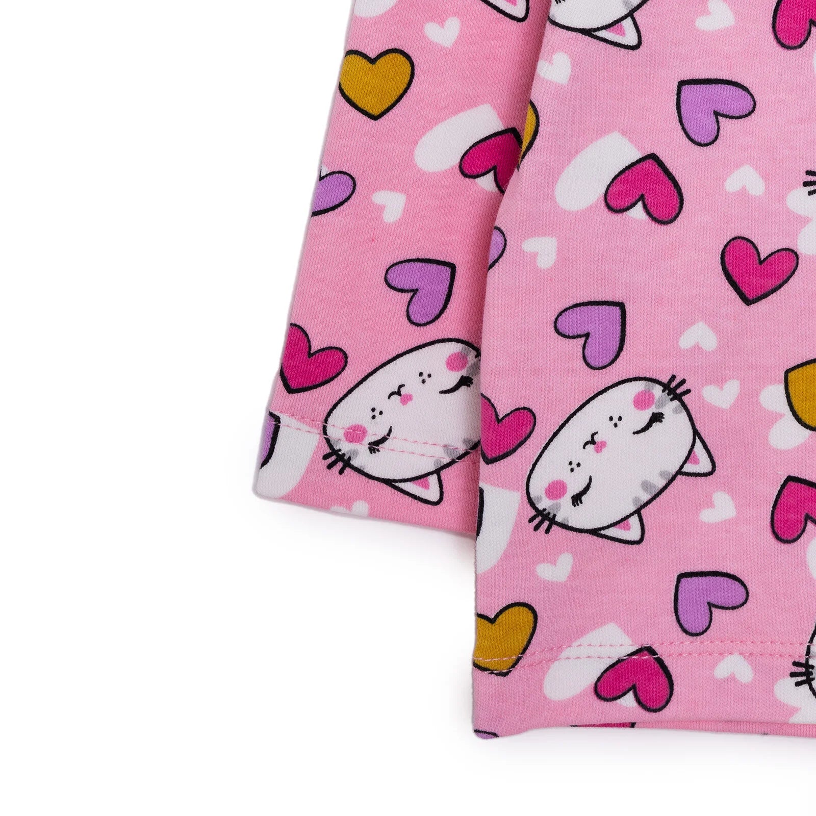 HelloBaby Girl Long Sleeve Pyjamas Set - Pink - ebebek - Black Friday