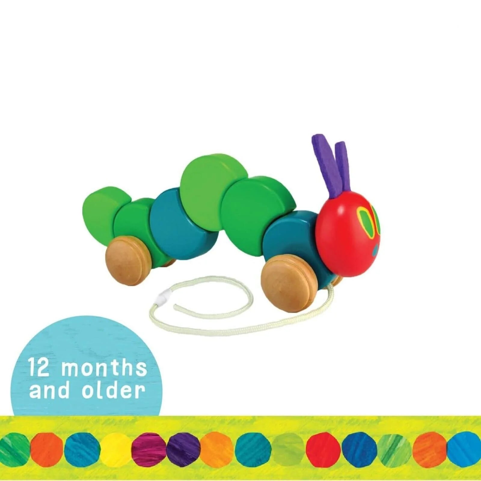 The Very Hungry Caterpillar Wooden Pull Along - ebebek - Black Friday
