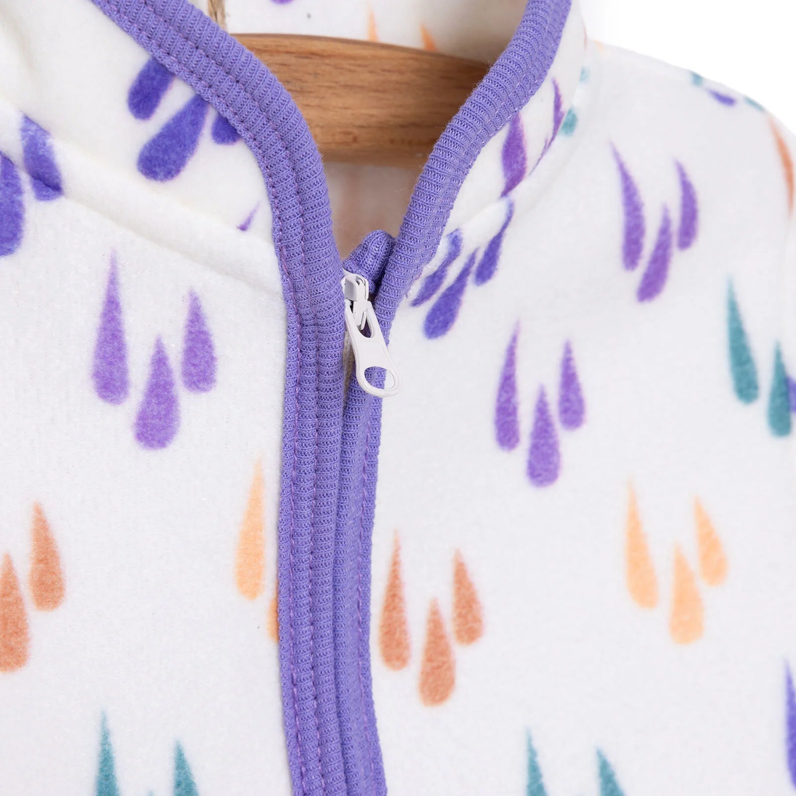 HelloBaby Basic Repeat Printed Fleece Cardigan - Printed - ebebek - Black Friday