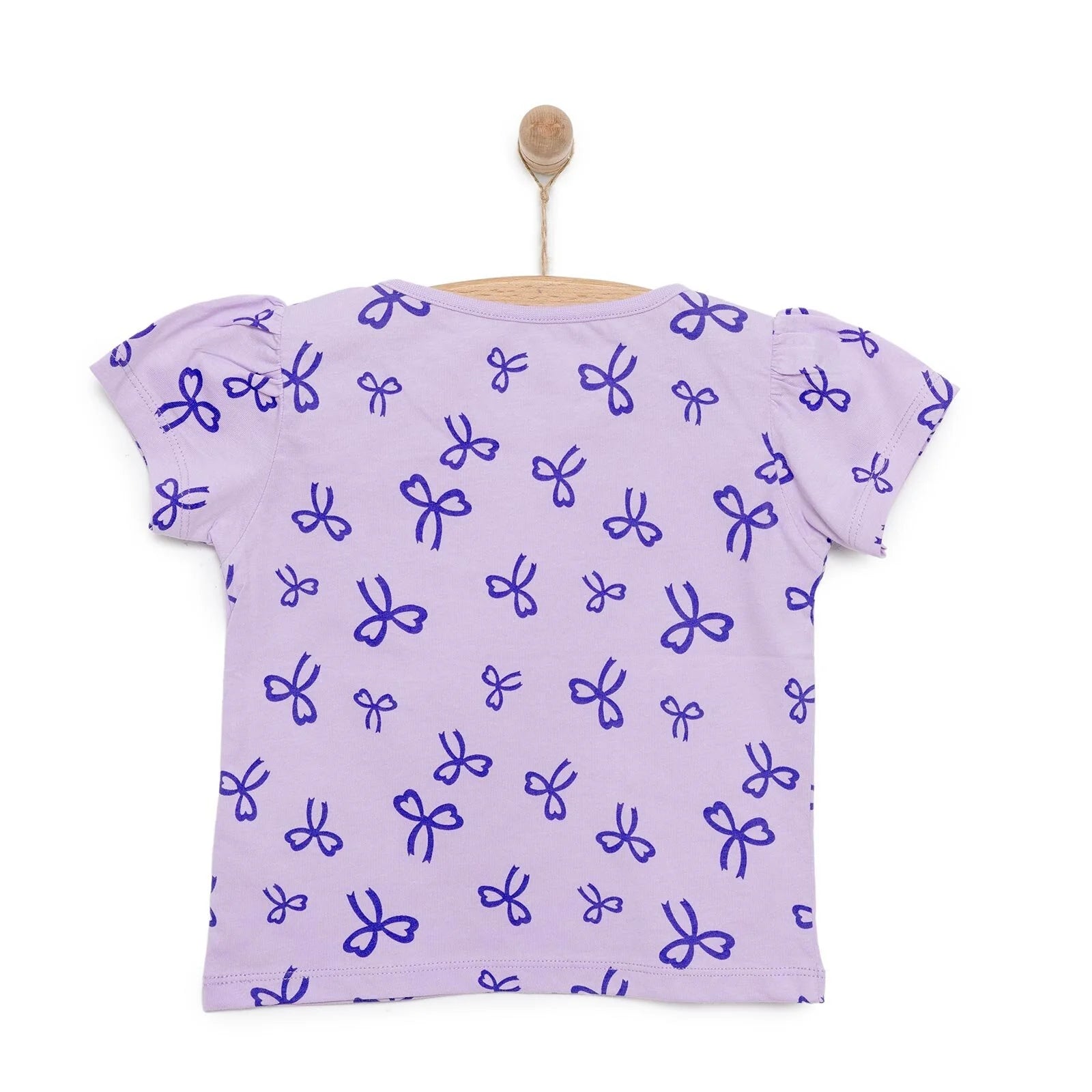 HelloBaby Basic Girl Ribbons Patterned Tshirt - Printed - ebebek - Black Friday