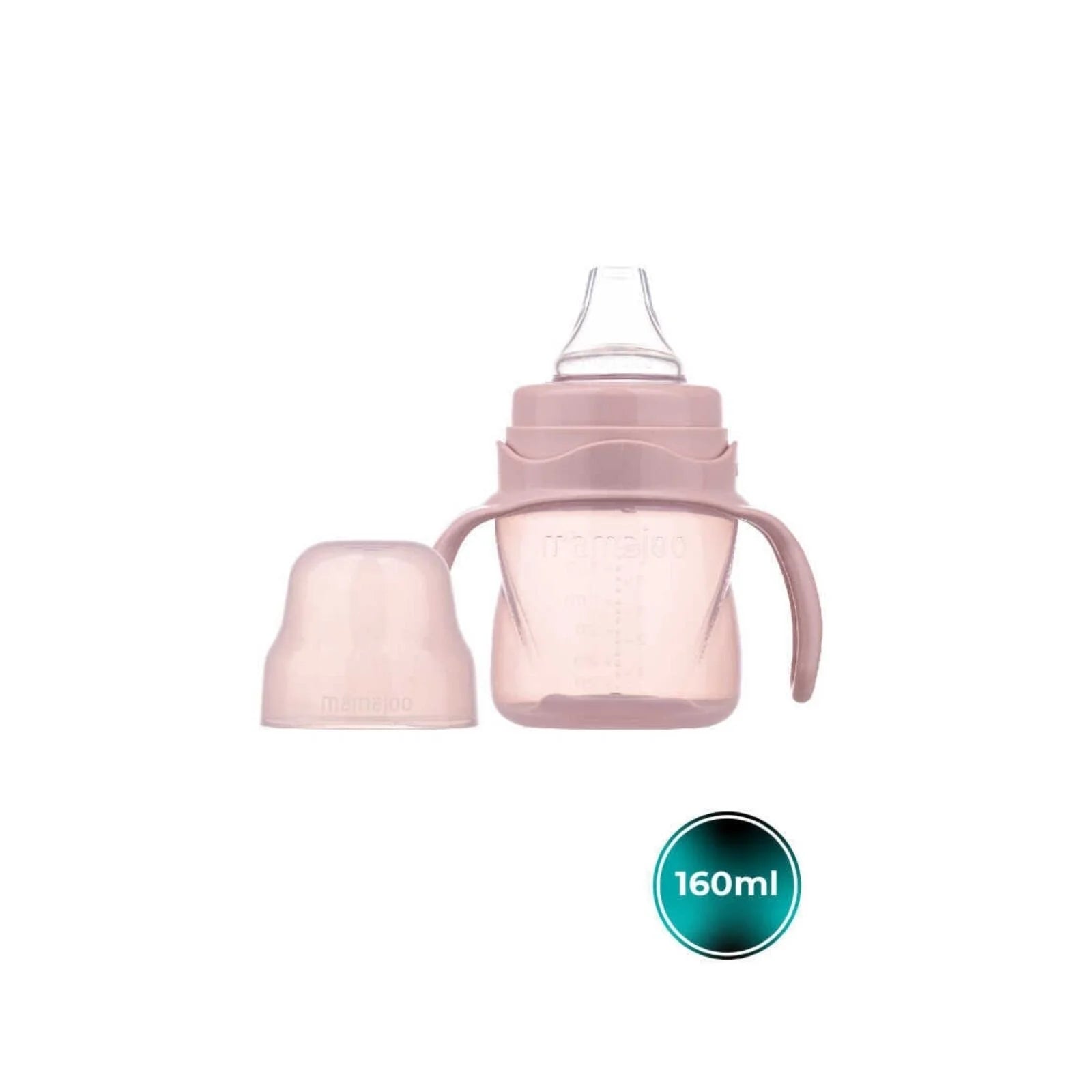 Mamajoo Training Cup with Handles 6+ months 160ml - Powder Pink - ebebek - Black Friday