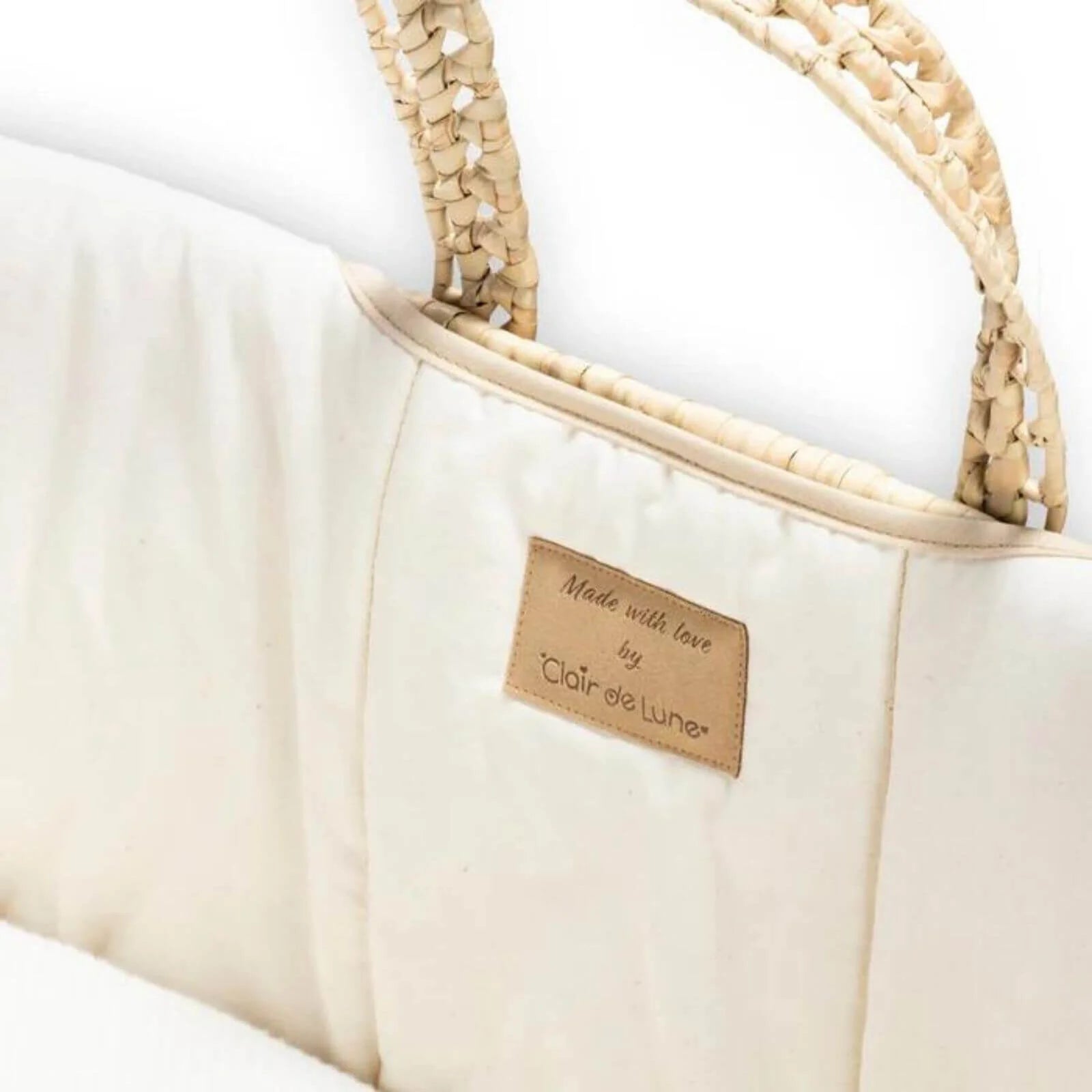 Clair de Lune Cream Organic Palm Moses Basket - Cream - ebebek - Black Friday