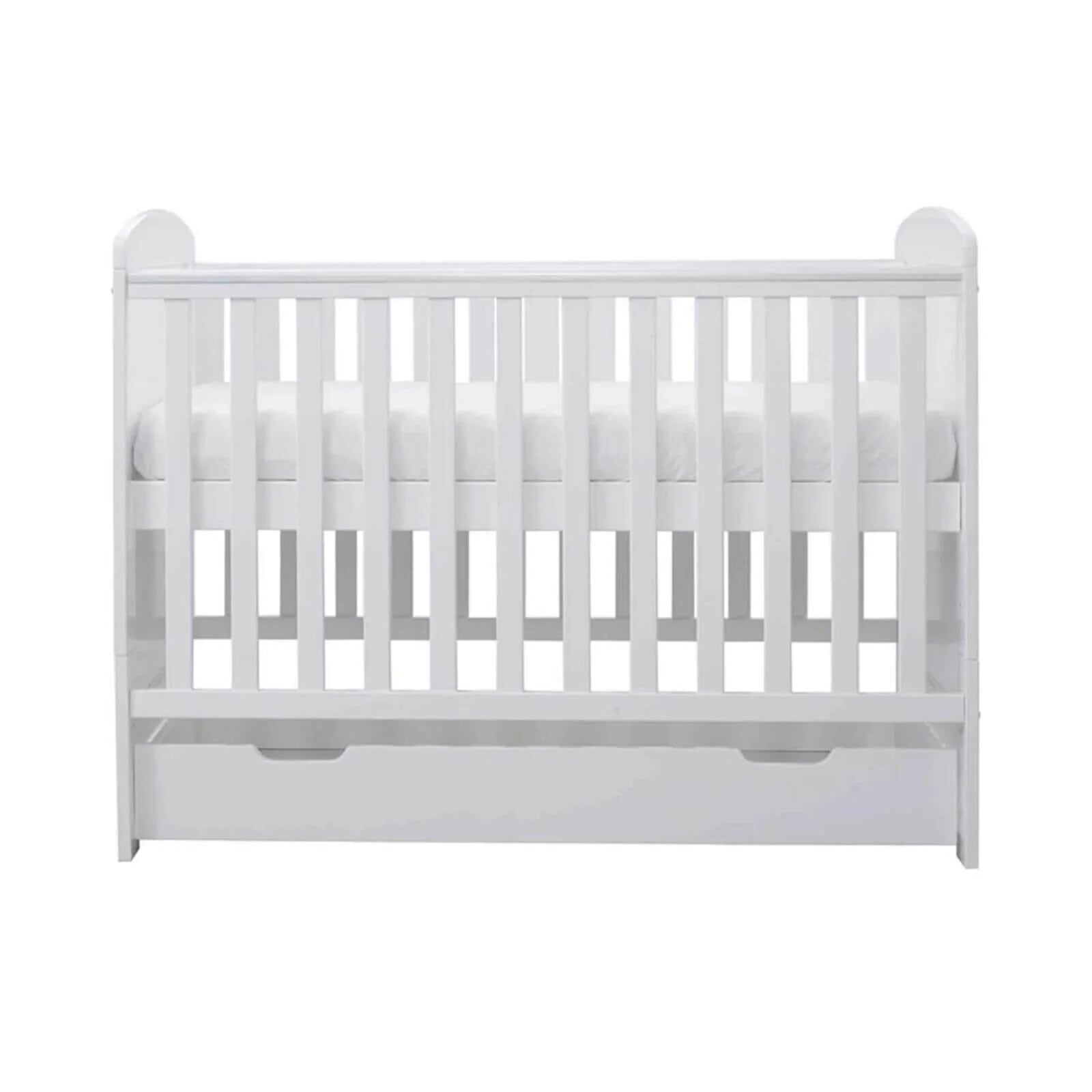 Ickle Bubba Coleby Mini Cot Bed & Under Drawer White - Fibre Mattress - ebebek - Black Friday