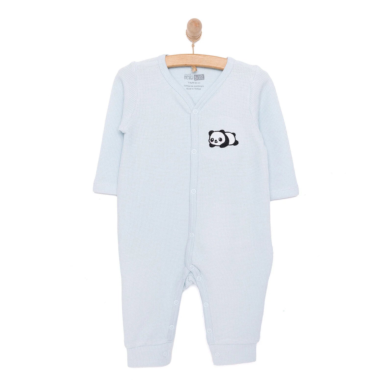 HelloBaby Newborn Boy Jumpsuit - Light Blue - ebebek - Black Friday