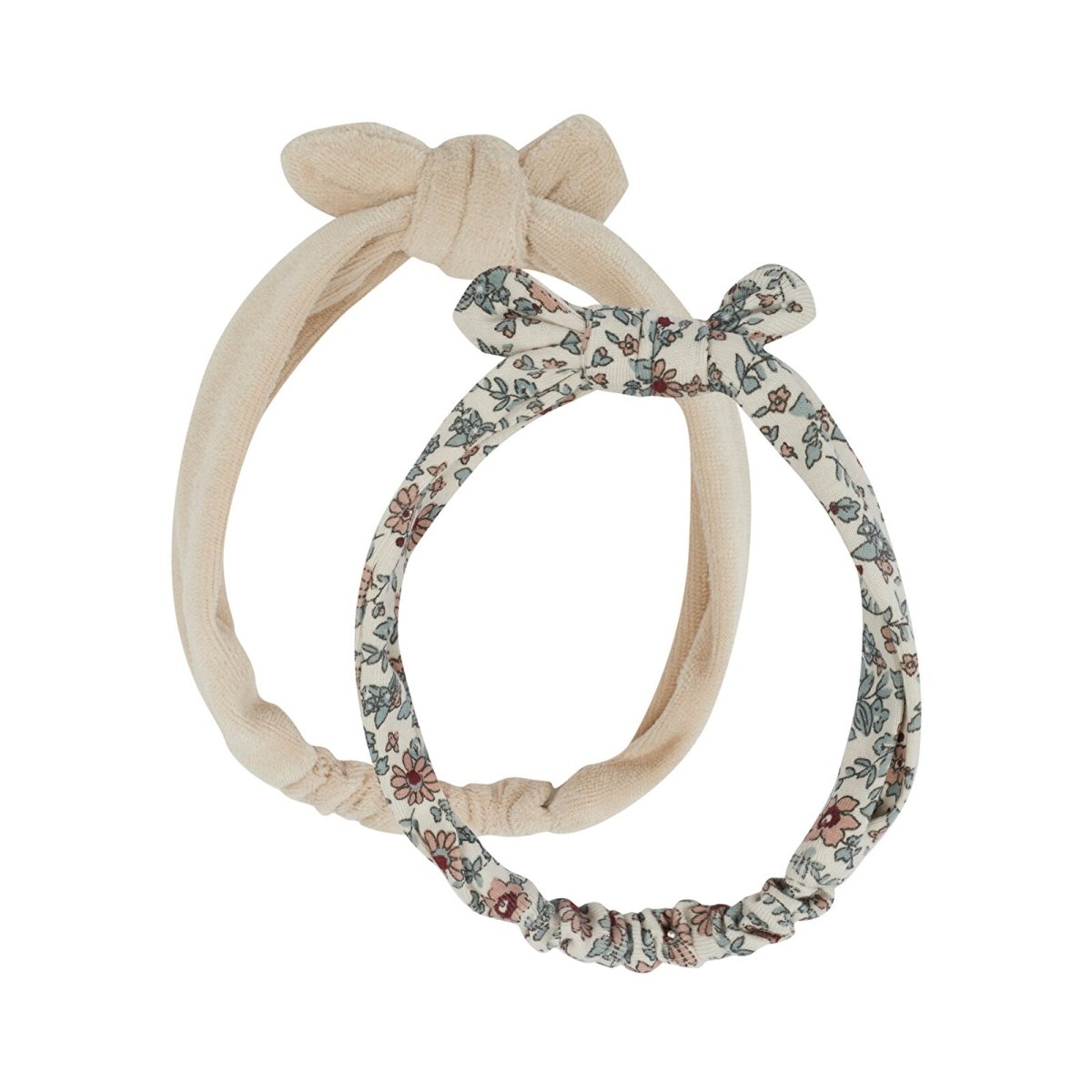 Antebies Winter Flowers Rib Beige Velvet Hair Band - ebebek - Black Friday