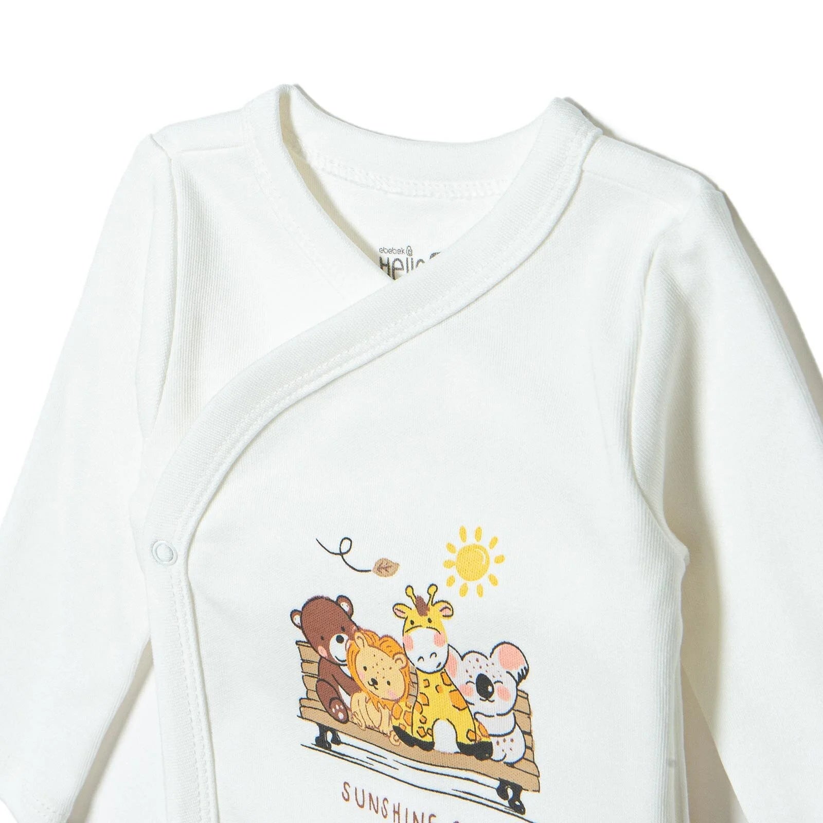 HelloBaby Newborn Body - Footed Bottom - Ecru - ebebek - Black Friday