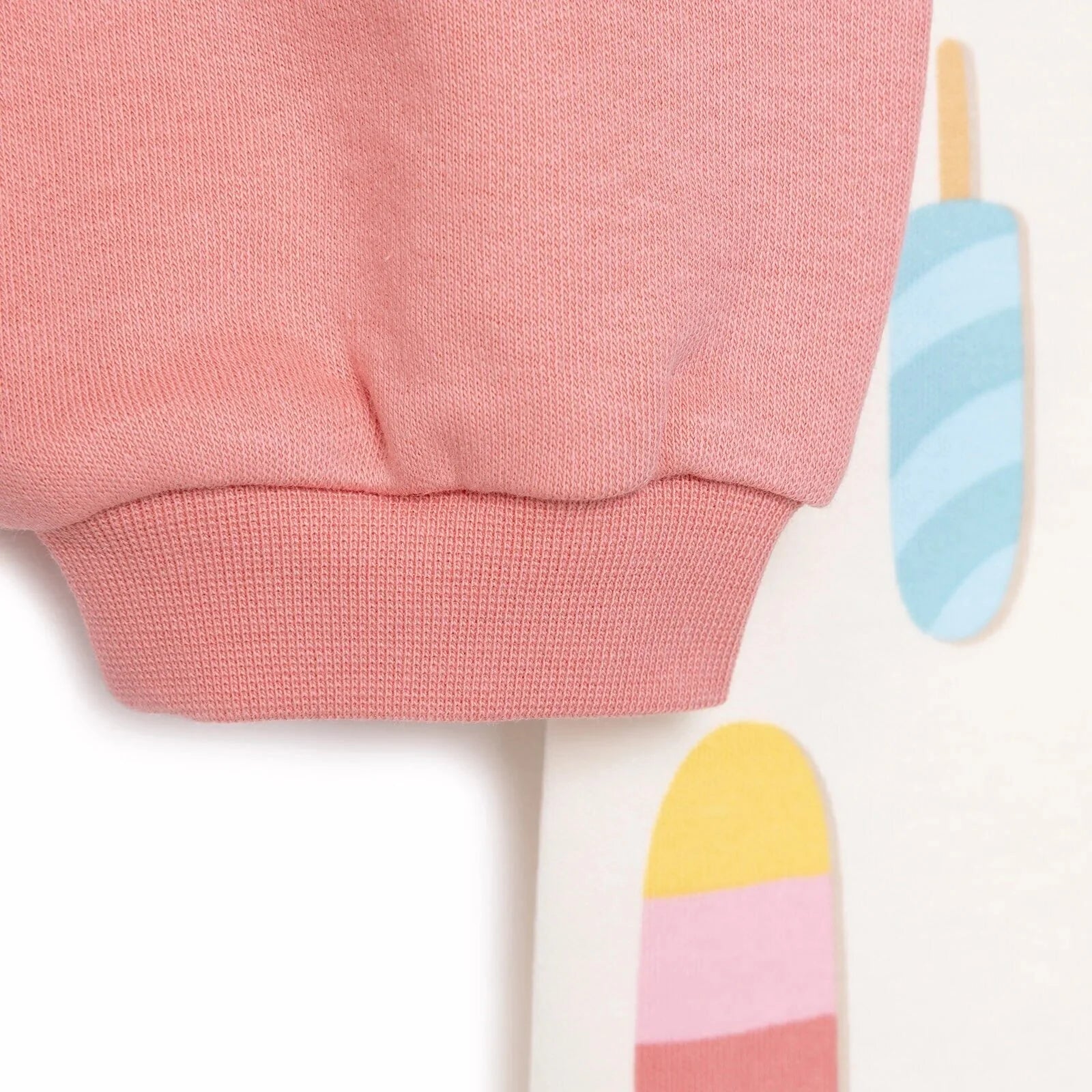 HelloBaby Baby Girl Basic Ice Cream Printed Footless Bottom 2 pcs - Pink - ebebek - Black Friday