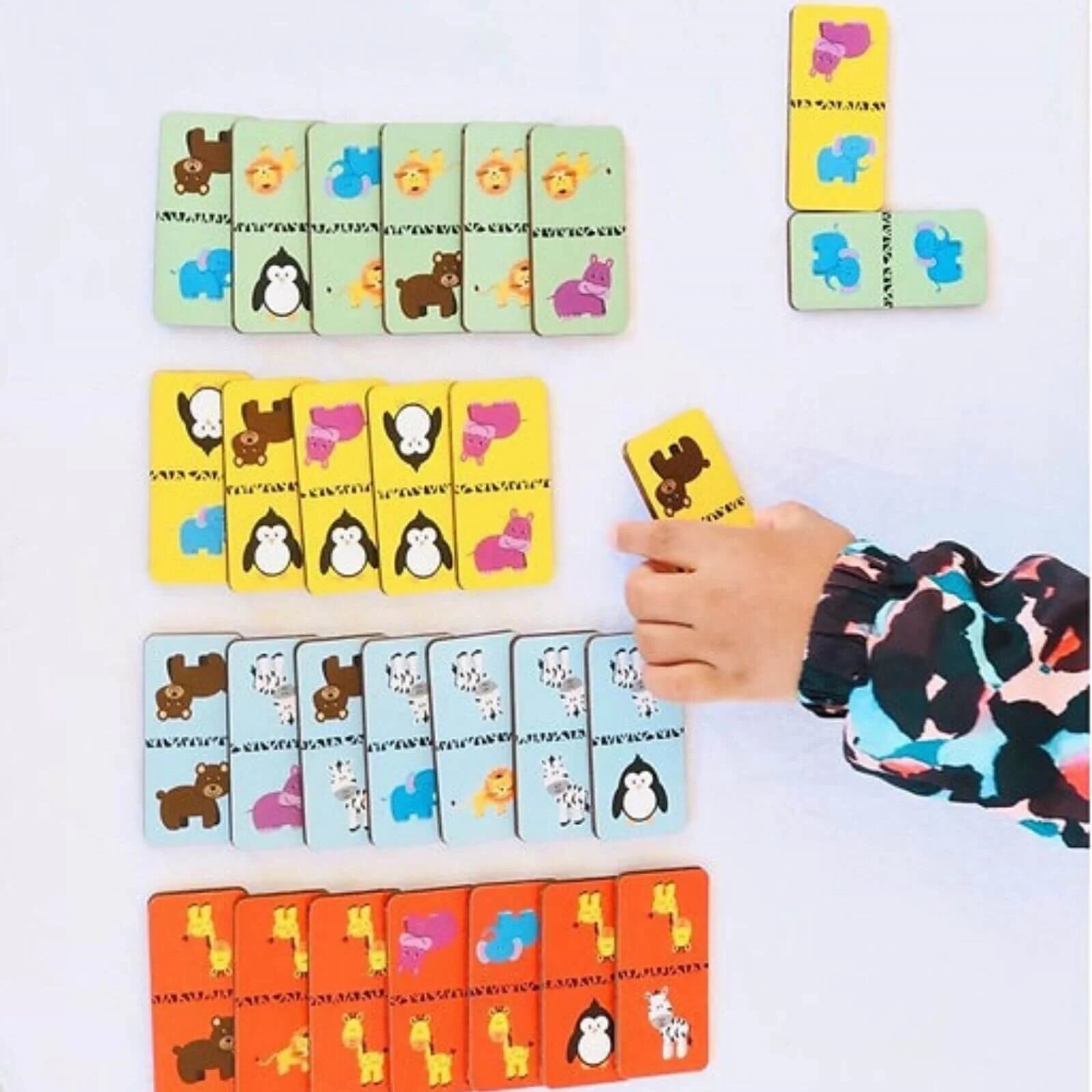 Rossie Wood Matching Game - Domino - ebebek - Black Friday