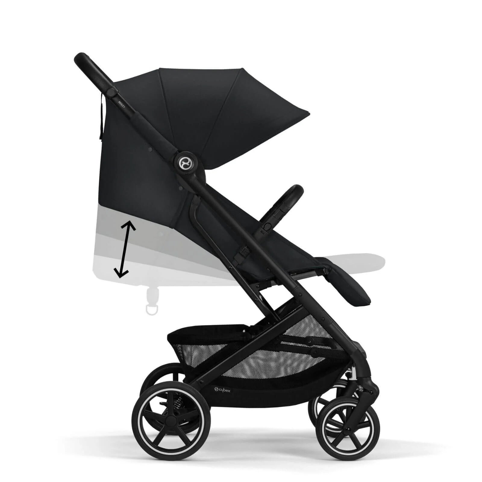 Cybex Beezy Compact Travel Pushchair - Magic Black - ebebek - Black Friday