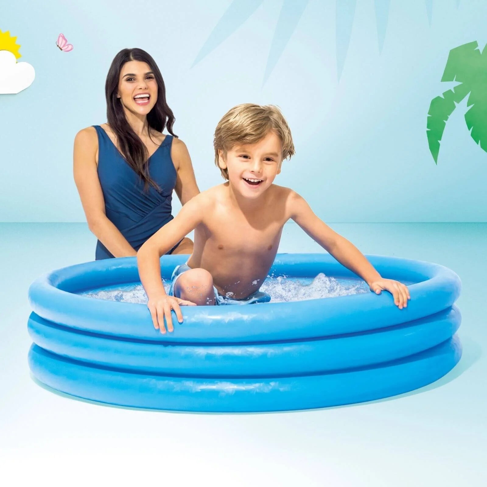 INTEX 45" Crystal Blue Pool - ebebek - Black Friday
