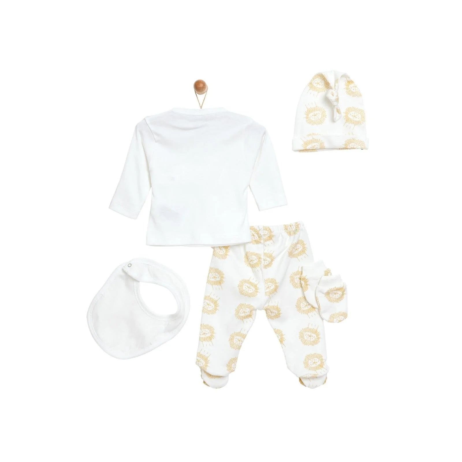 Little Life Boy Newborn Starter Set 5 pcs - Ecru - ebebek - Black Friday