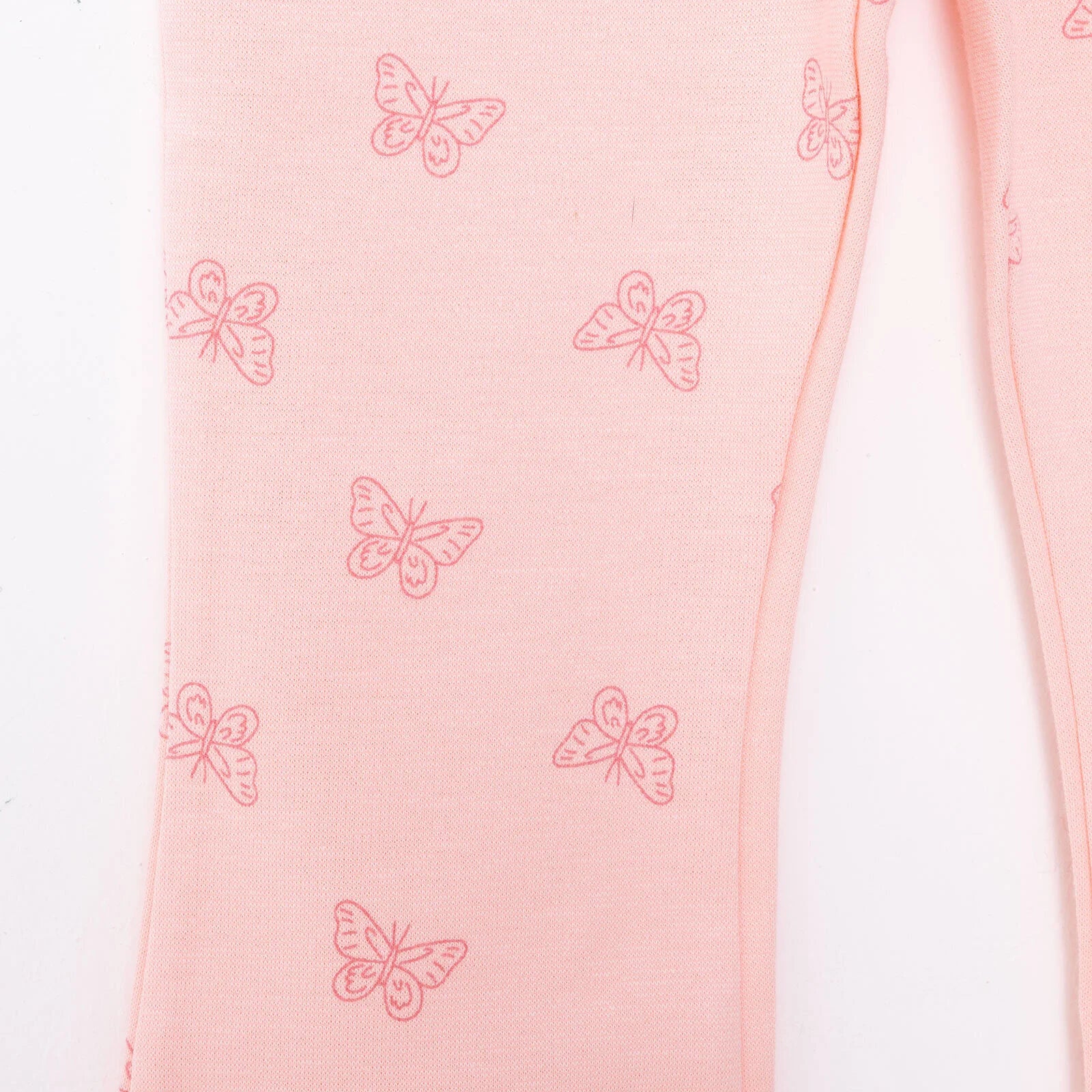 HelloBaby Basic Girl Butterfly Patterns Leggings - Light Pink - ebebek - Black Friday