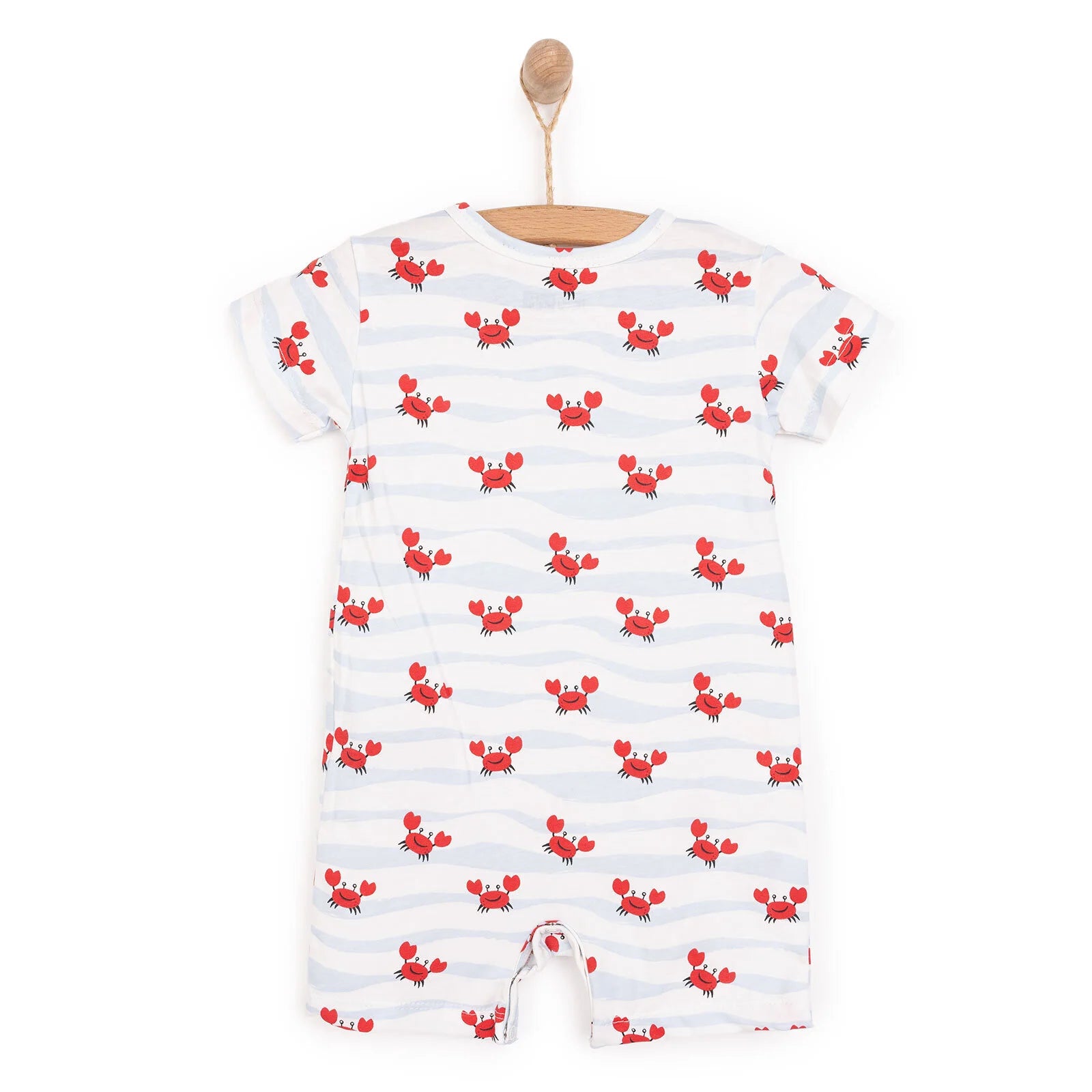 HelloBaby Newborn Boy Short Overalls - Ecru - ebebek - Black Friday