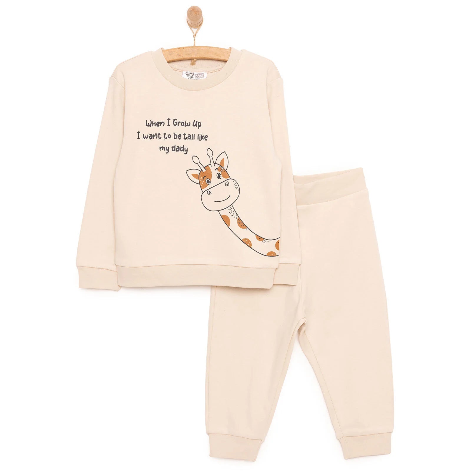 HelloBaby Baby Boy Joggers - Beige - ebebek - Black Friday