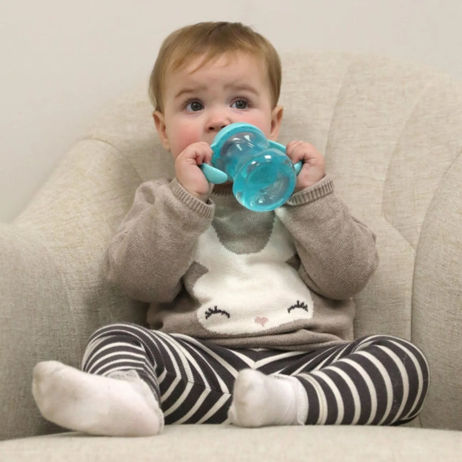 Nuby Mini Grip N' Sip Baby's First Handles Cup Pack of 1 - Nuby - ebebek