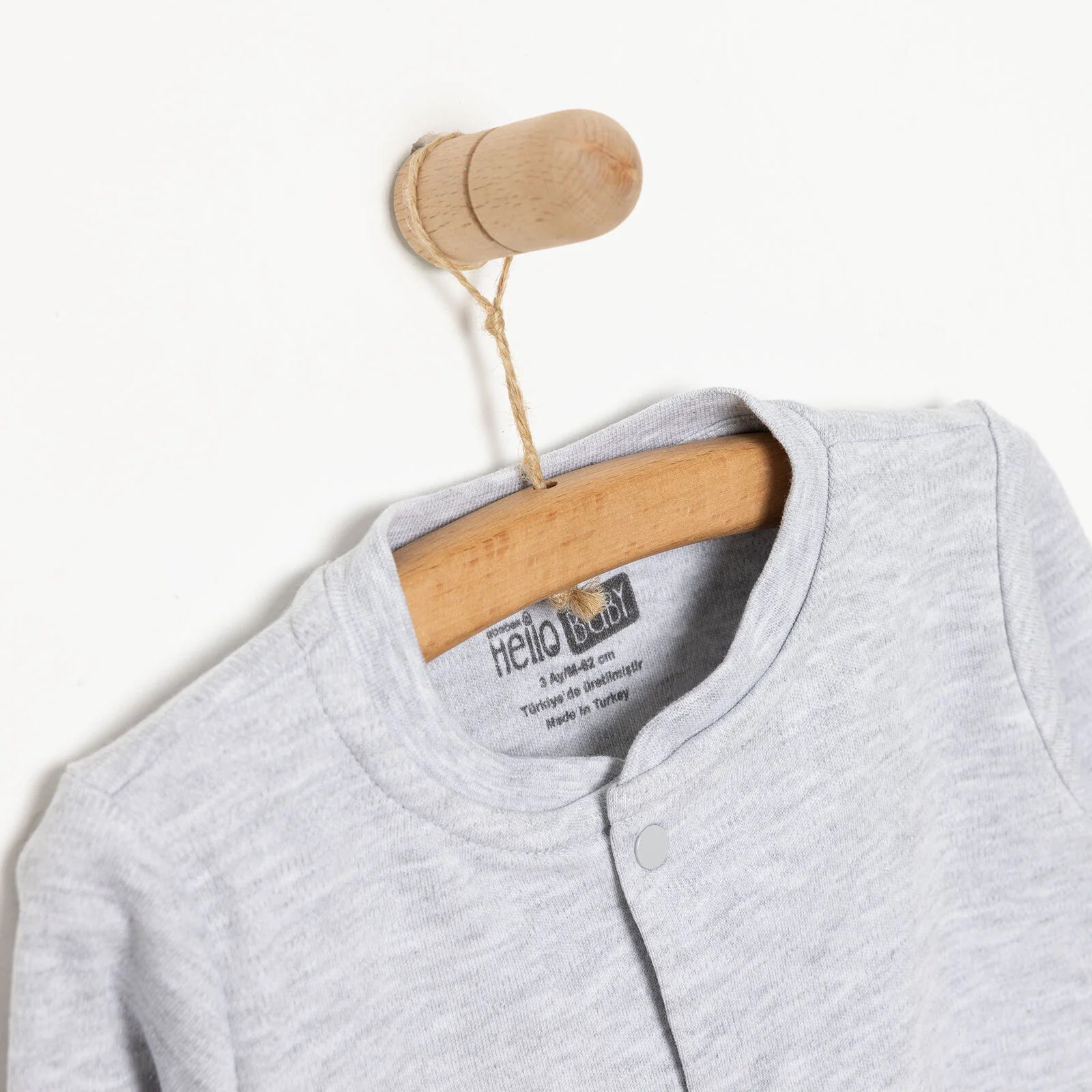 HelloBaby Unisex Baby Cardigan - Grey Melange - ebebek - Black Friday