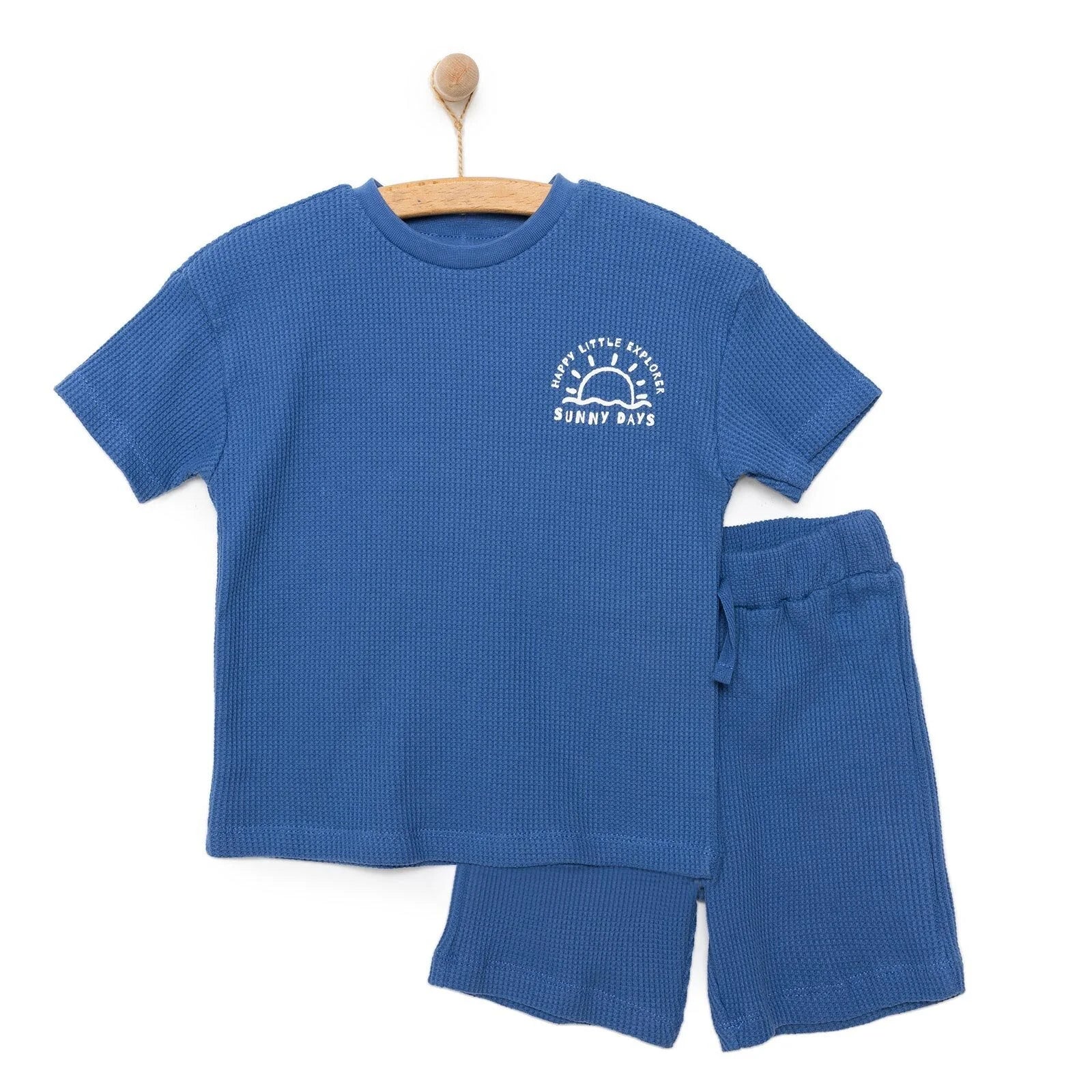 HelloBaby Little Sailor Boy Tshirt - Short - Blue - ebebek - Black Friday