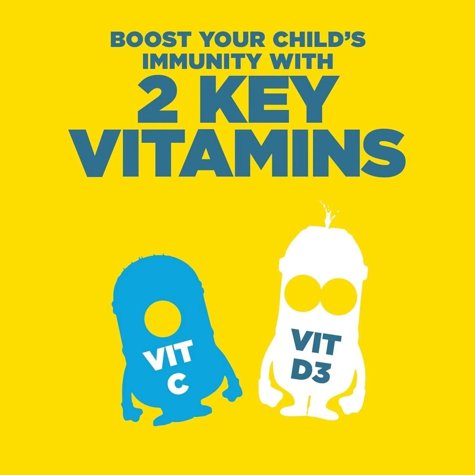 Nutriburst Minions Defence Dynamo Vitamins 4+ years 60 pcs - ebebek - Black Friday