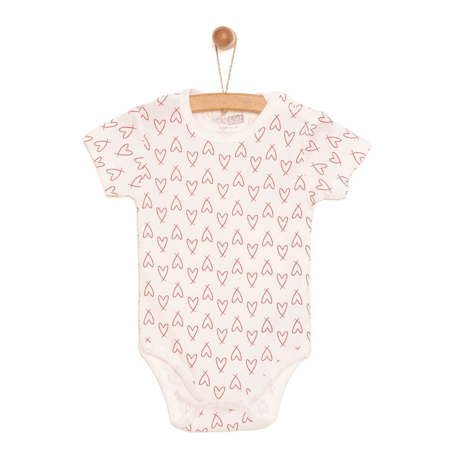 HelloBaby Baby Girl Short Sleeve Body - Ecru - ebebek - Black Friday