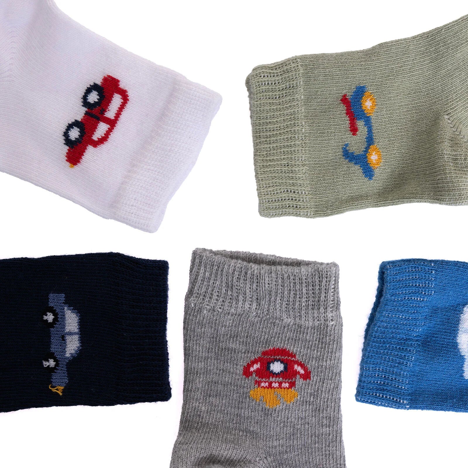HelloBaby Socks 5 pcs - Blue - ebebek - Black Friday