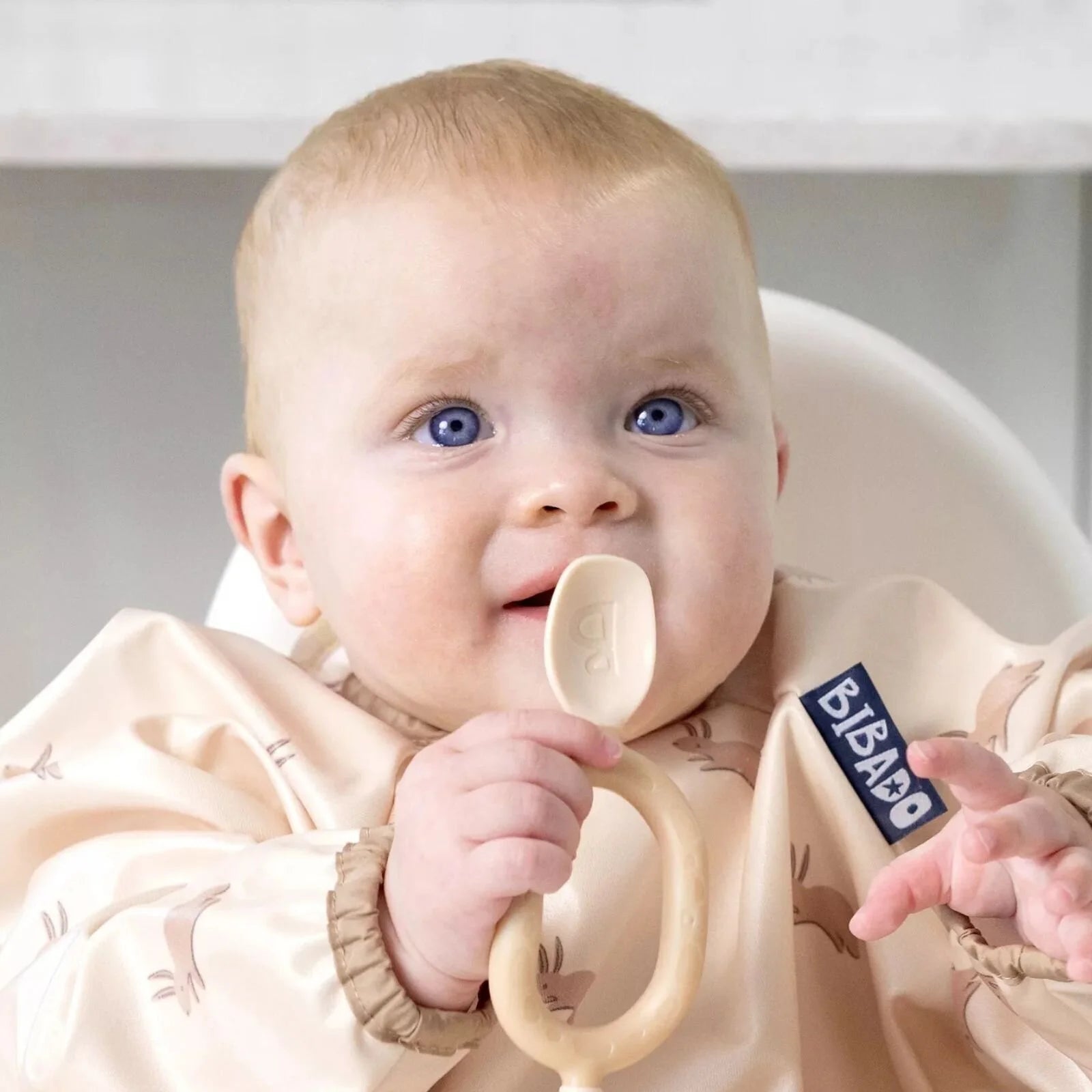 Bibado Dippit Baby Weaning Spoons 6+ months Pack of 2 - Fawn - Bibado - ebebek