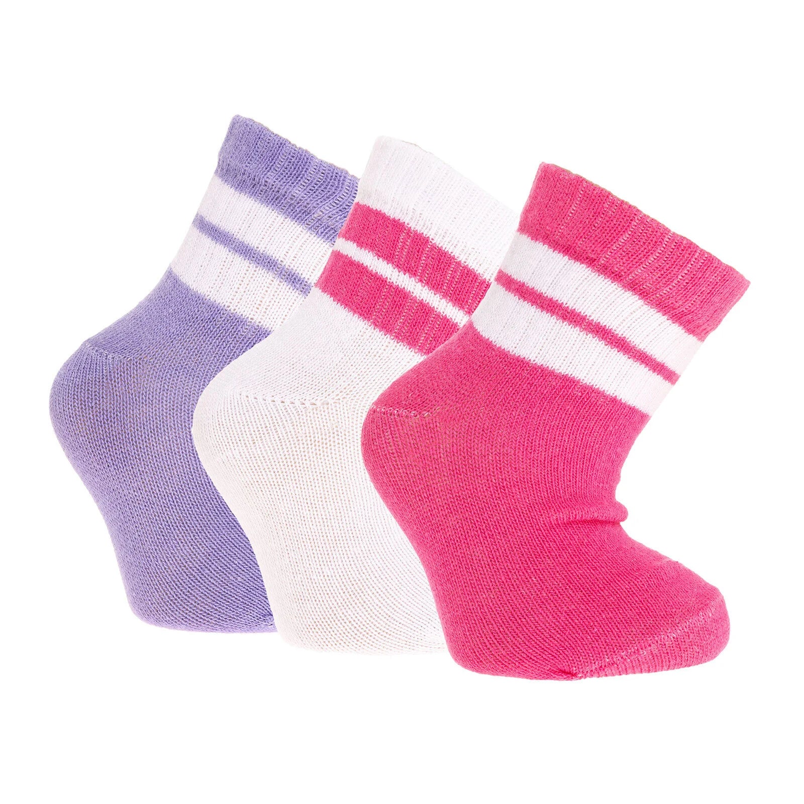 HelloBaby Baby Girl Pack of 3 Socks - Pink - ebebek - Black Friday