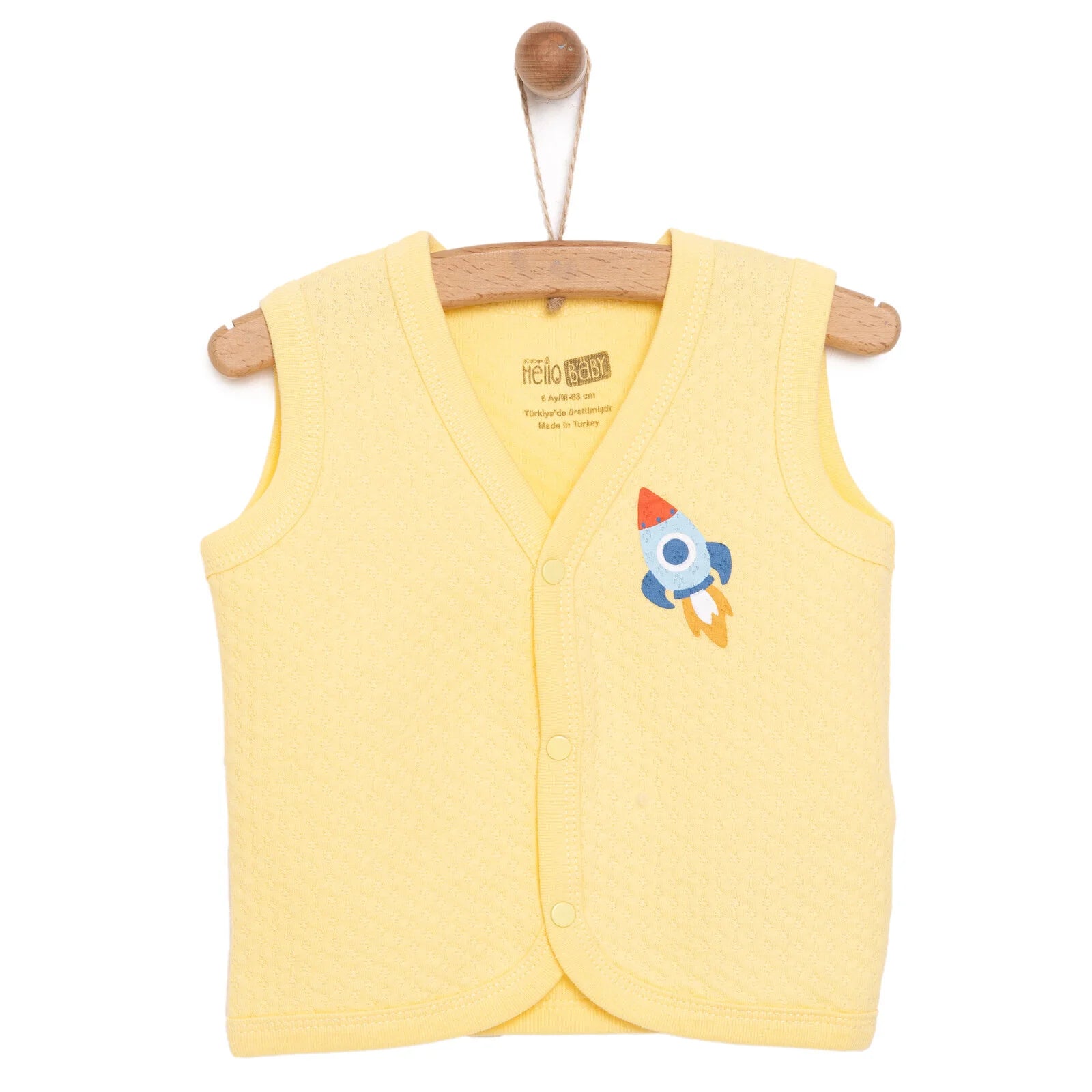 HelloBaby Quilted Vest - Light Yellow - ebebek - Black Friday