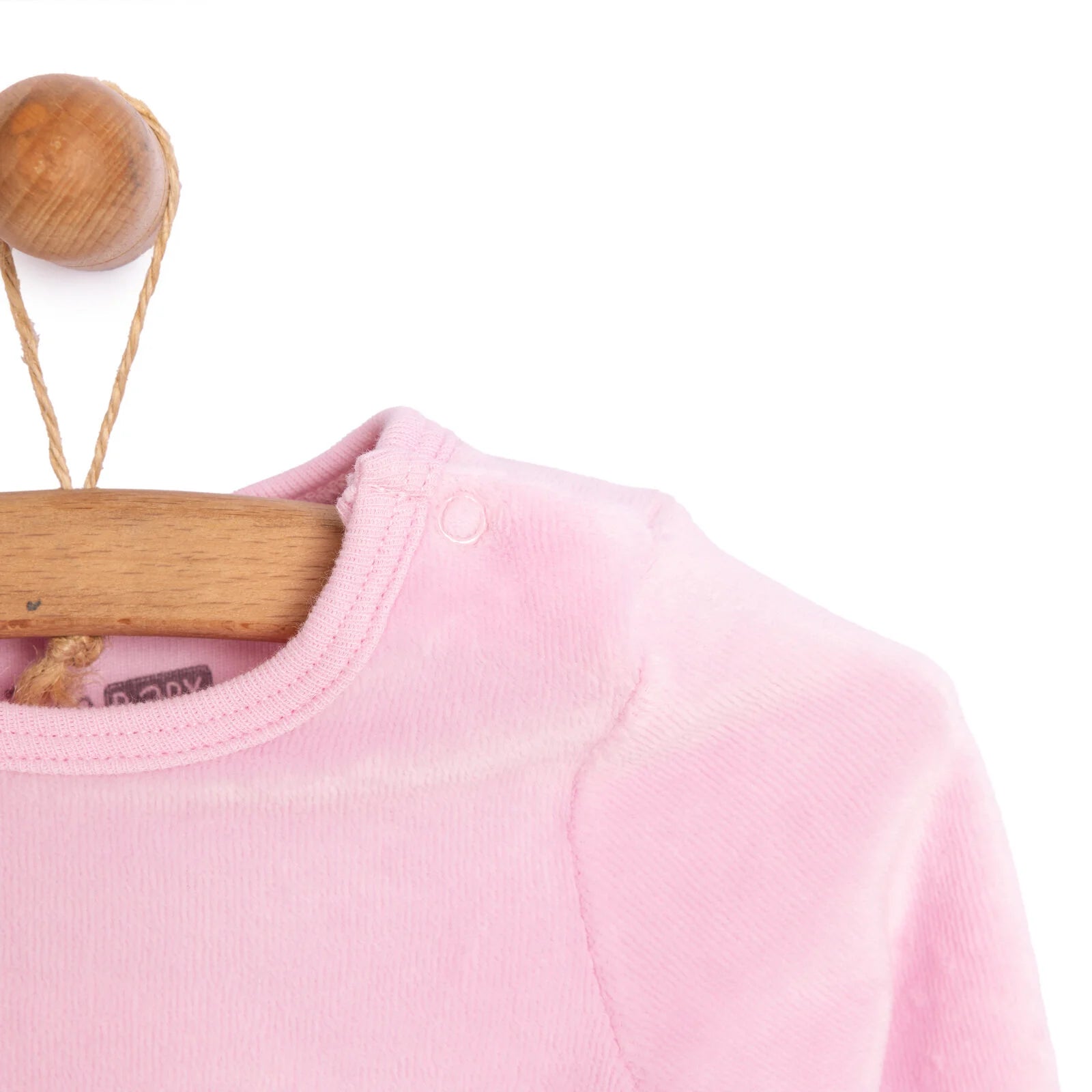 HelloBaby Newborn Baby Girl Velvet Footed Jumpsuit - Pink - ebebek - Black Friday