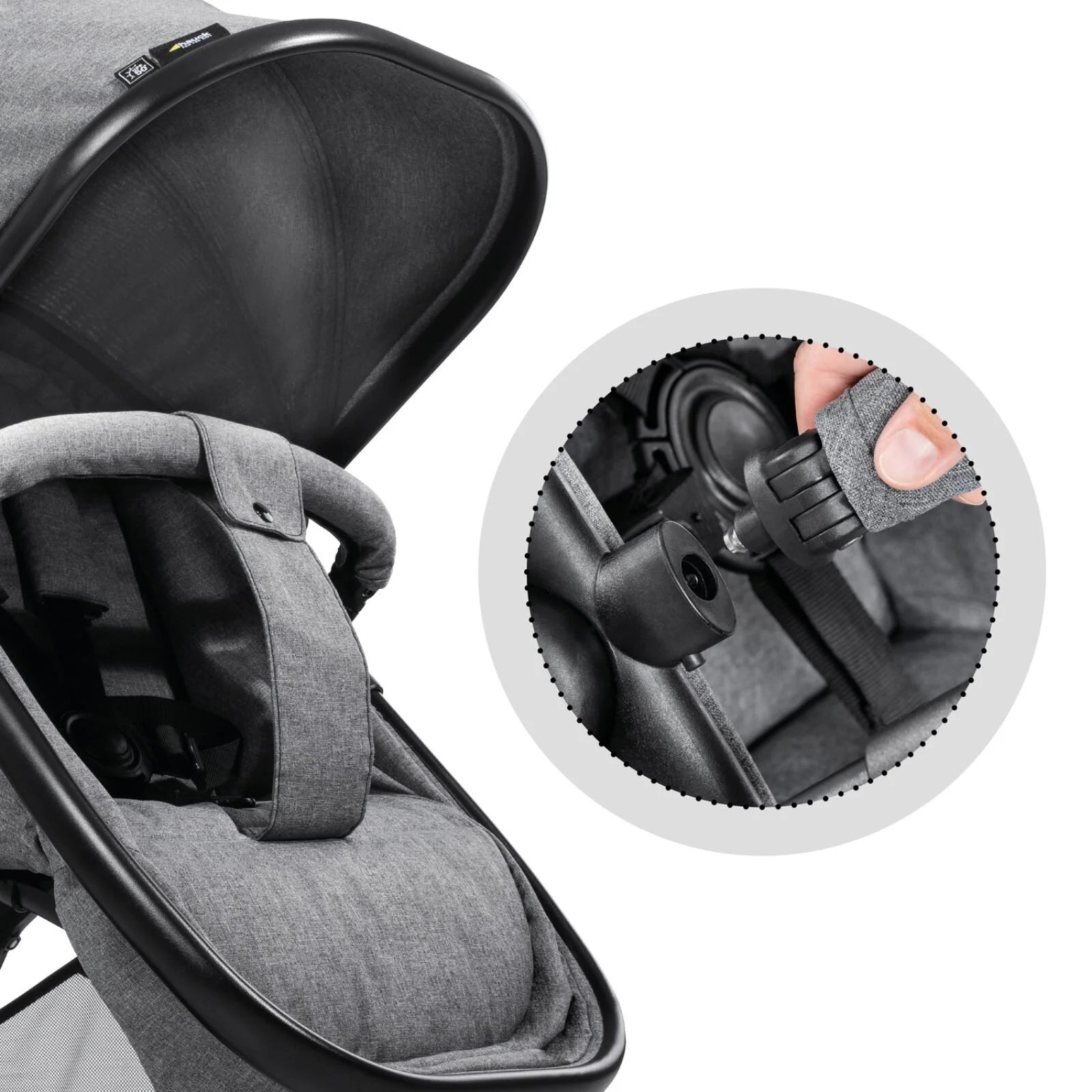 Hauck Atlantic Twin Double Stroller - Grey - Hauck - ebebek