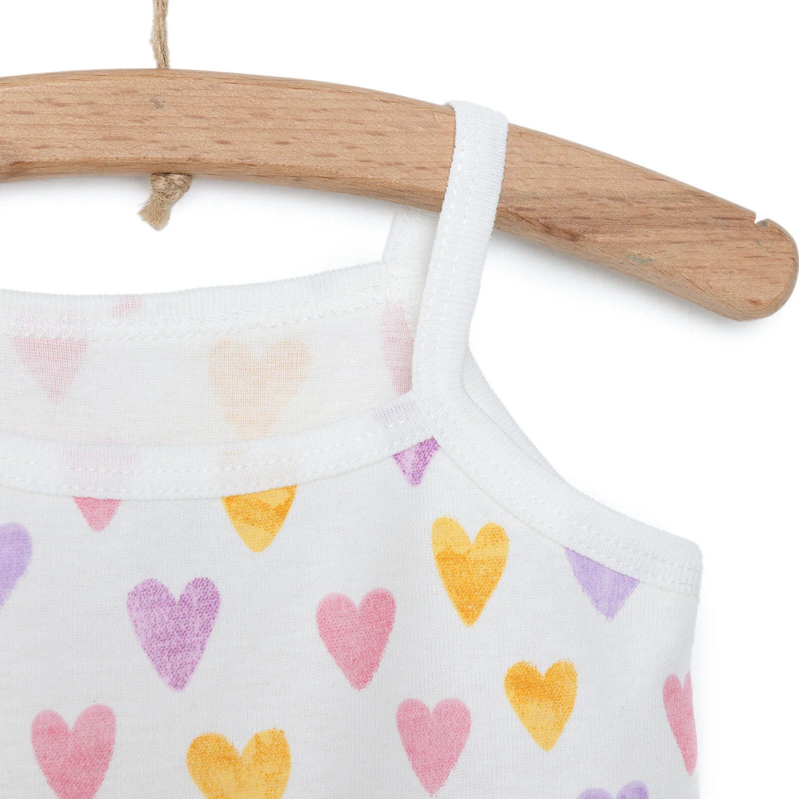 HelloBaby Baby Girl Rope Strap Bodysuit - Ecru - ebebek - Black Friday