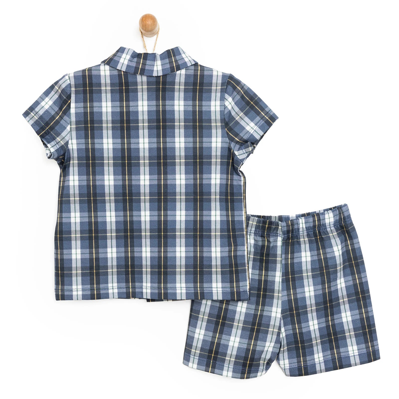 HelloBaby Boy Short Sleeve Pyjamas Set - Navy Blue - ebebek - Black Friday