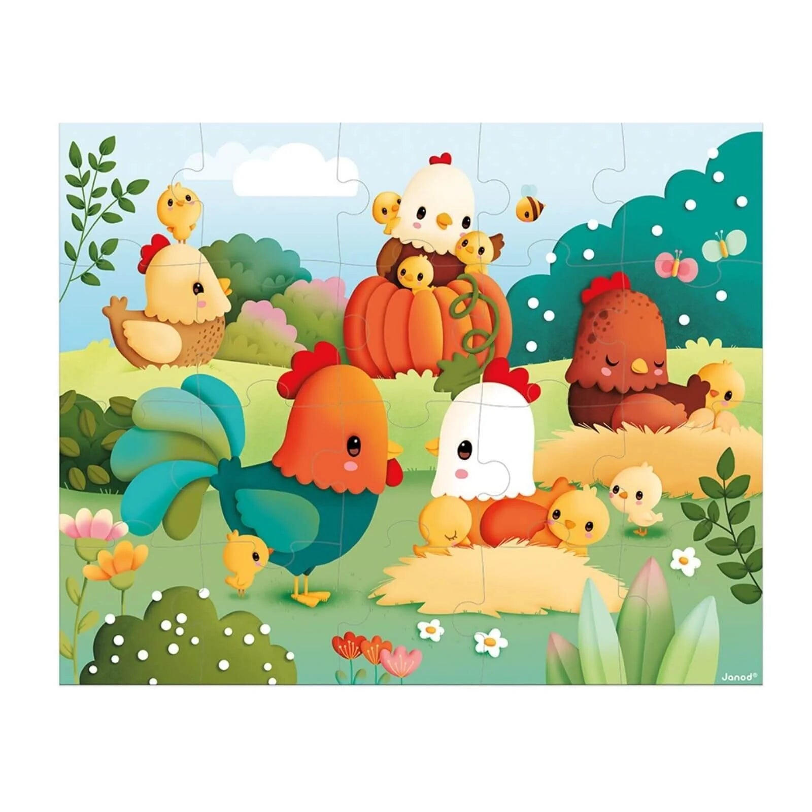Janod Puzzle Welcome to the Farmyard 20 pcs - ebebek - Black Friday