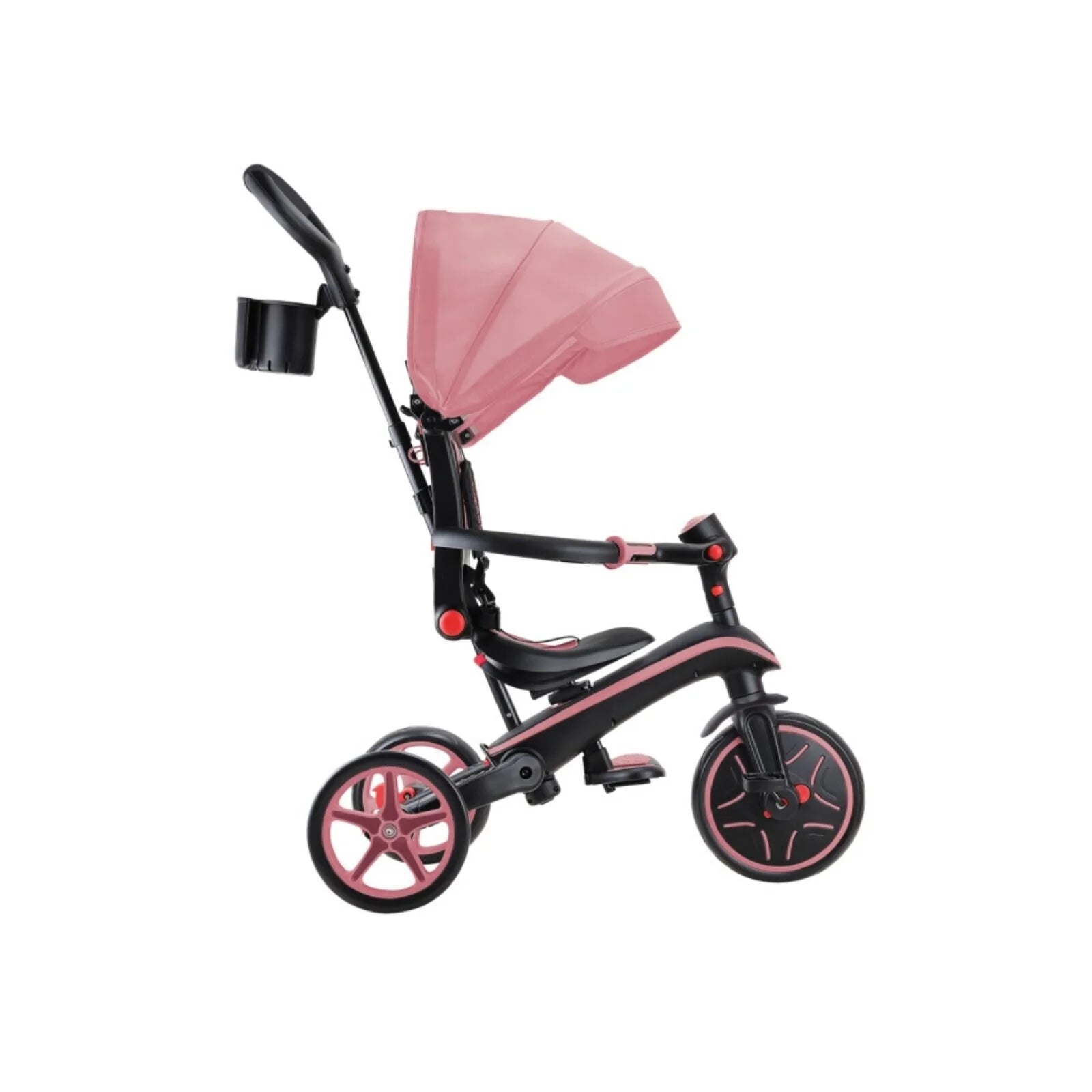 Globber Explorer Trike Foldable 4 in 1 - Deep Pastel Pink - ebebek - Black Friday