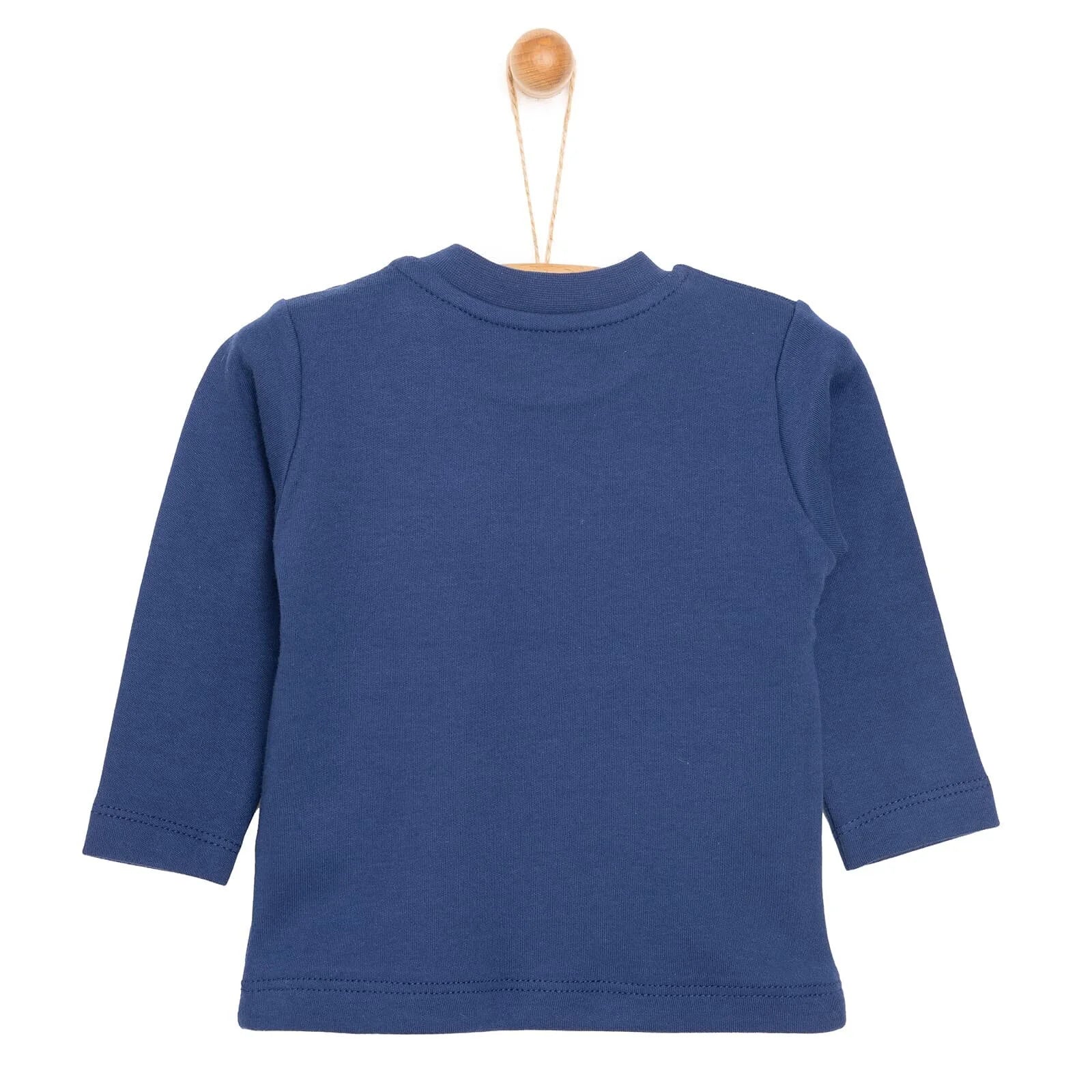HelloBaby Basic Interlock Long Sleeve T - Navy Blue - ebebek - Black Friday