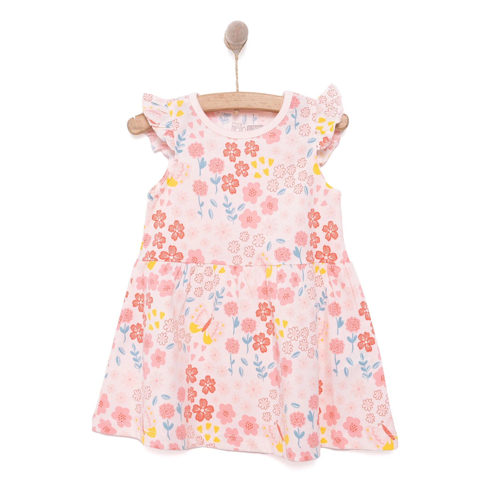 HelloBaby Basic Girl Flowers Printed Dress - Pink - ebebek - Black Friday
