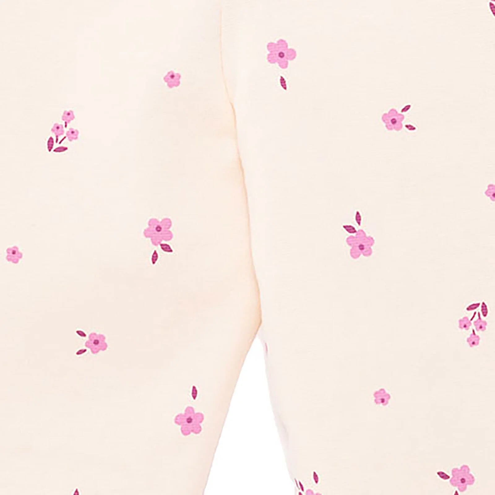 HelloBaby Basic Flower Patterns Leggings - Ecru - ebebek - Black Friday