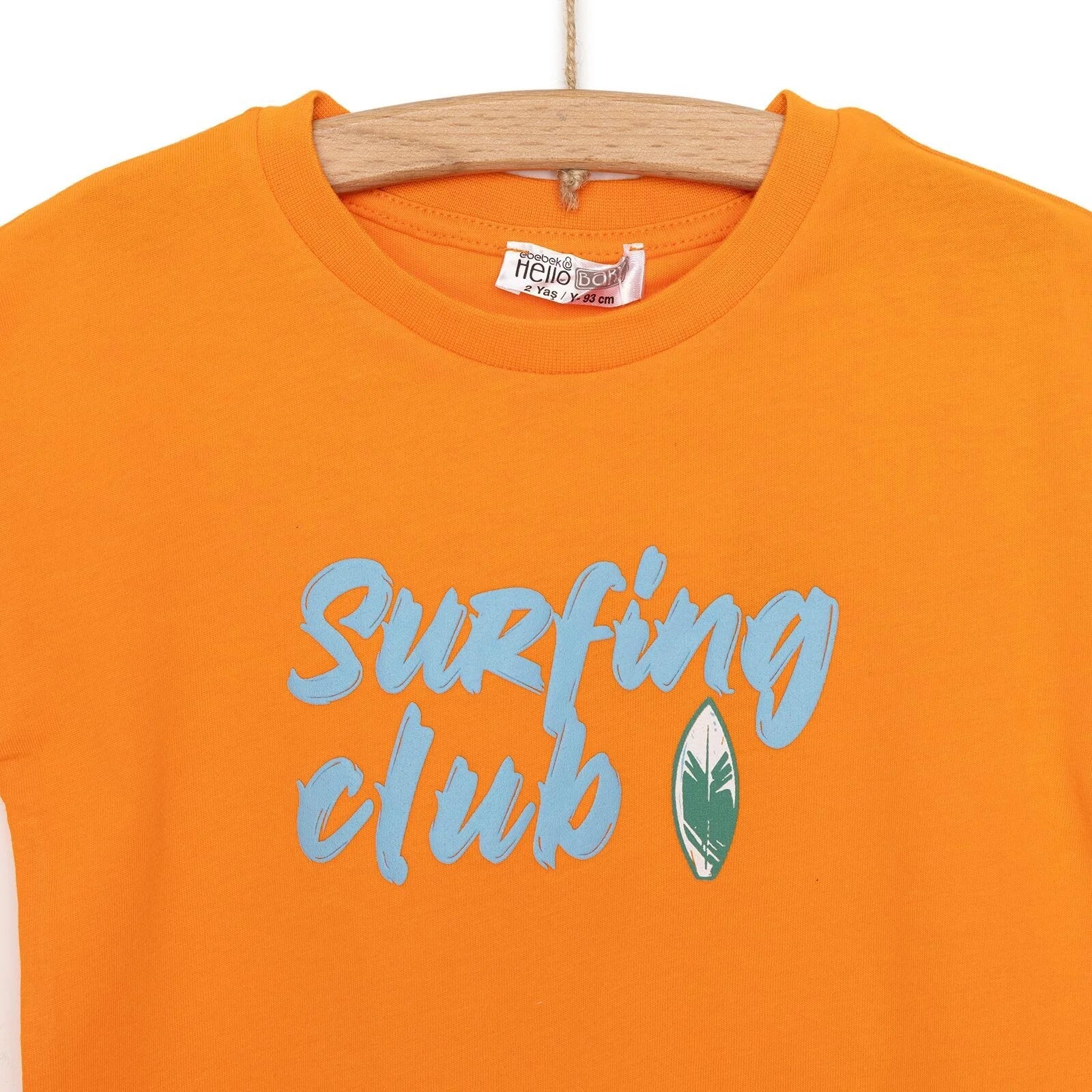 HelloBaby Motto Boy T-shirt & Short - Orange - ebebek - Black Friday