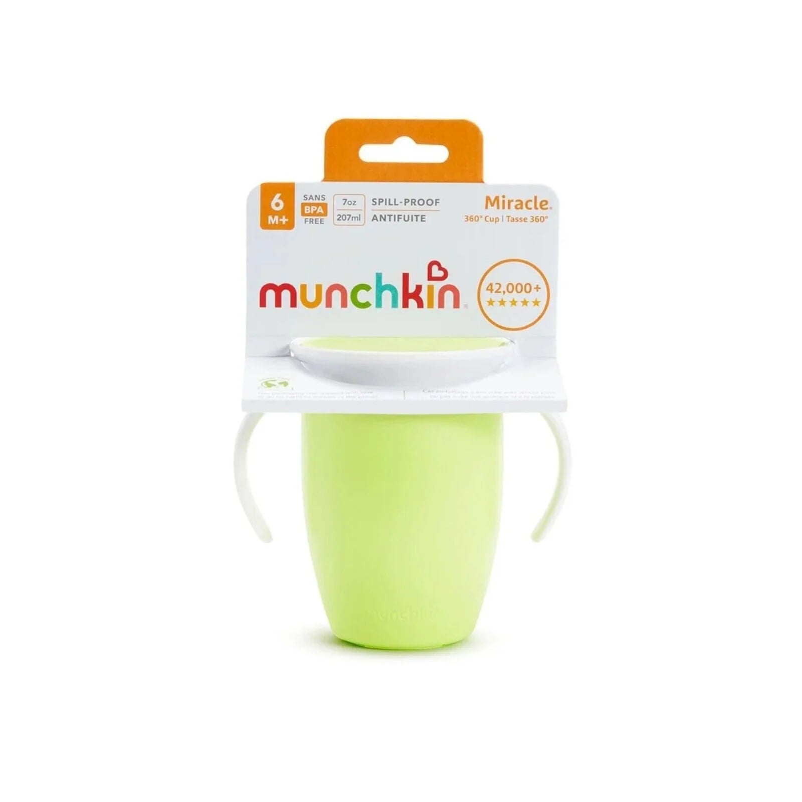 Munchkin Miracle 360 Trainer Cup 6+ months 207ml - Green - ebebek - Black Friday