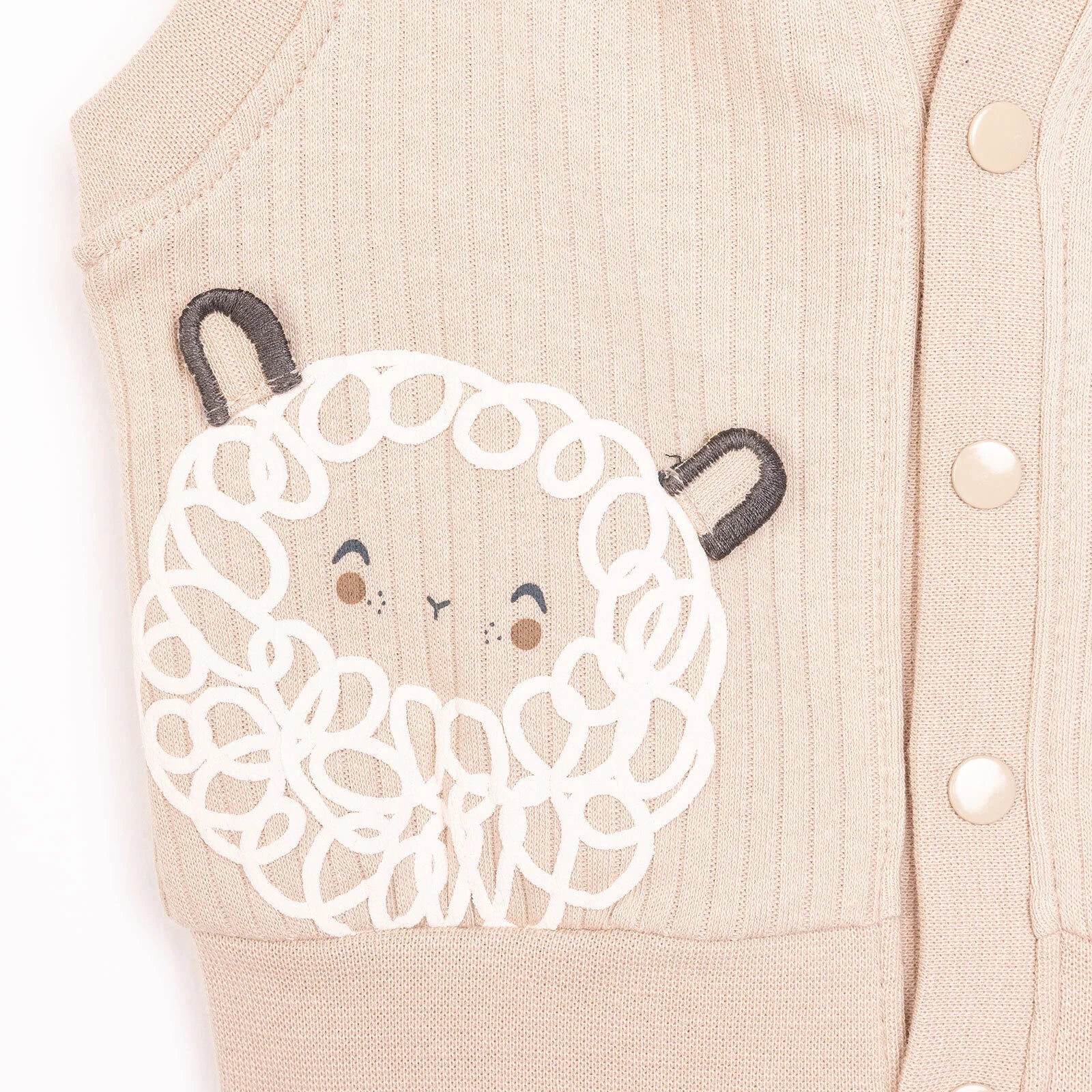 Bebetto Newborn Baby Girl Cardigan - Beige - ebebek - Black Friday