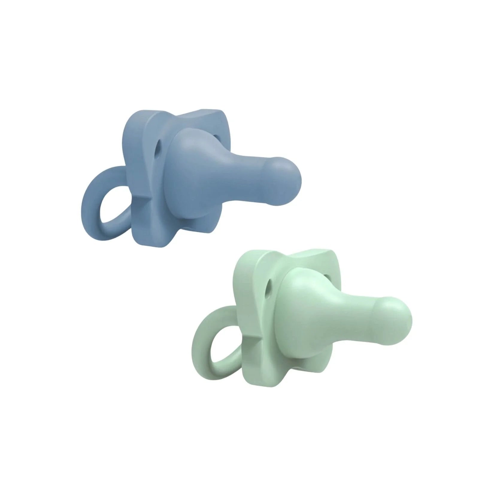 Dr. Brown's One Piece Silicone Soother 0+ months Pack of 2 - Blue - ebebek - Black Friday