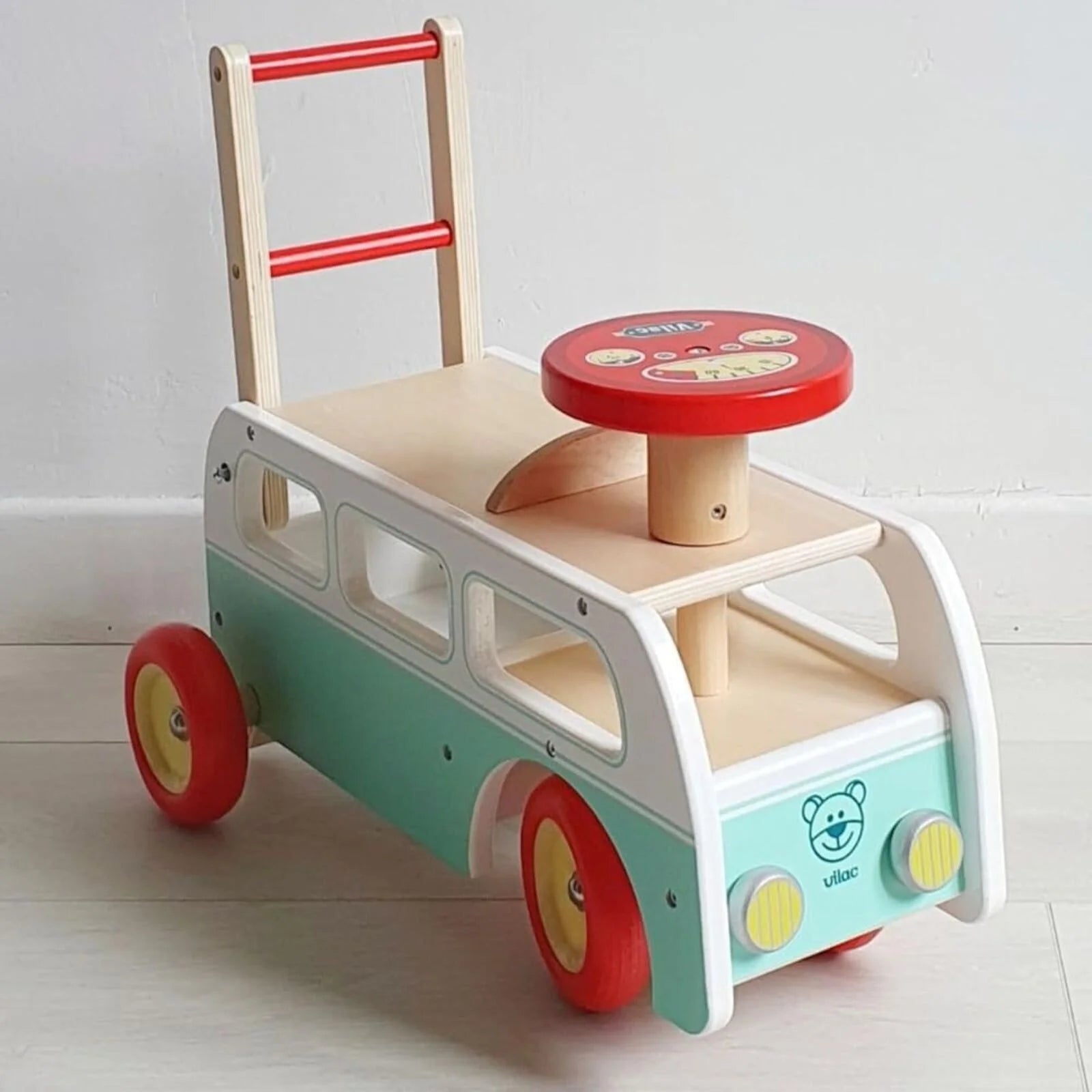 Vilac 2 - in - 1 Retro Wooden Camper Van - ebebek - Black Friday