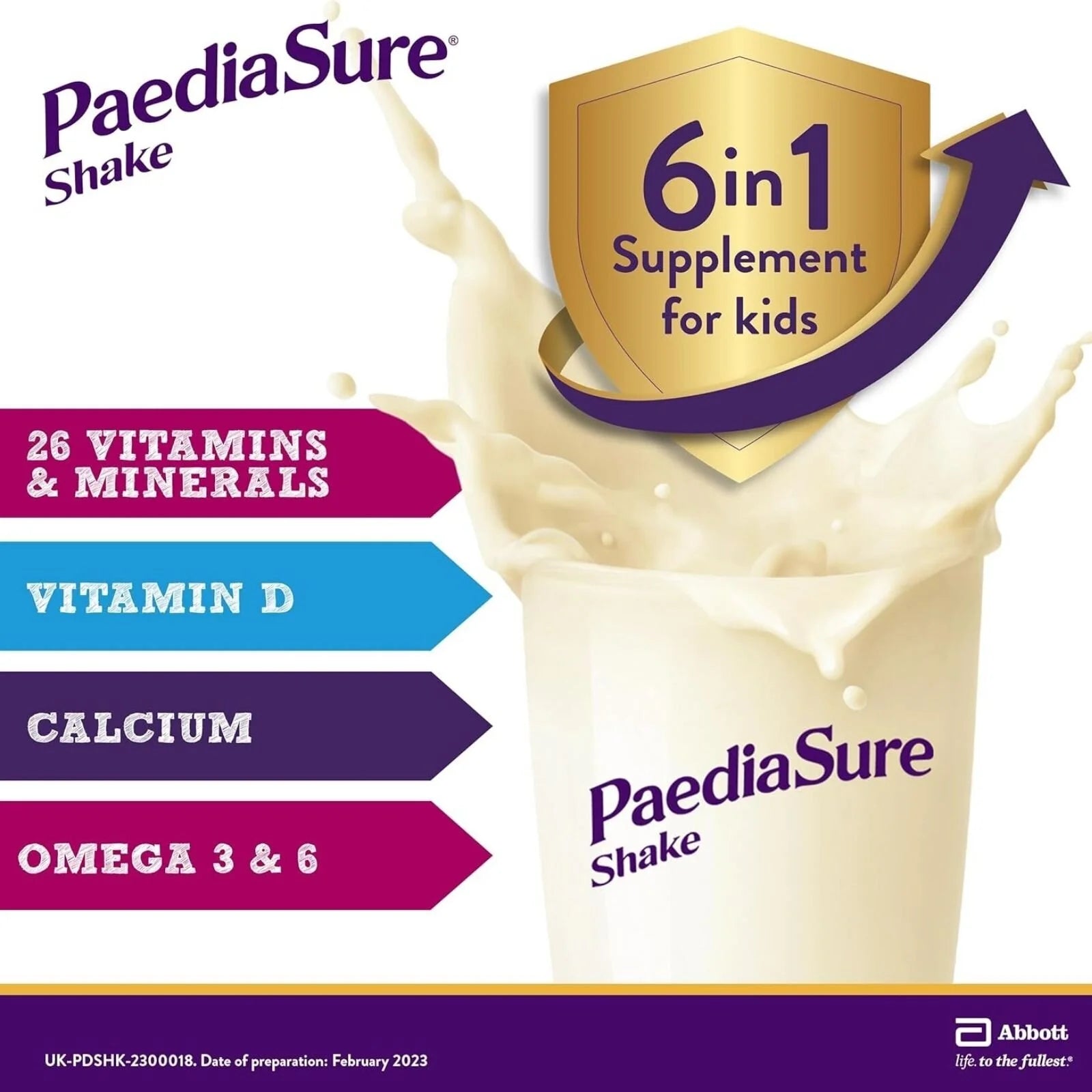 PaediaSure Shake Vanilla Flavoured 800ml (4x200ml) - ebebek - Black Friday