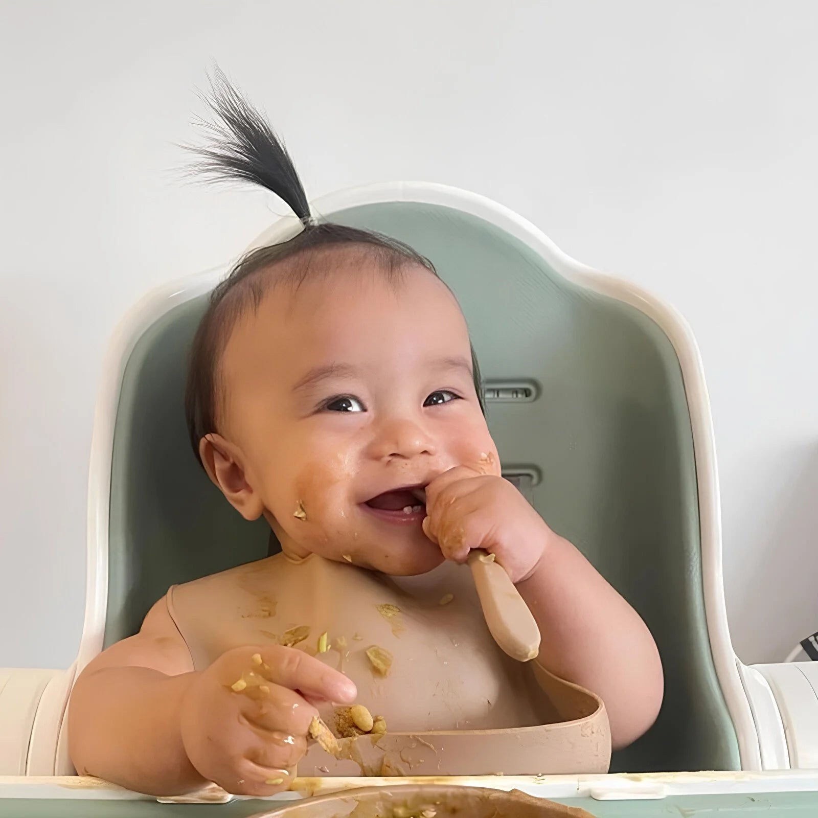 BLW Essentials Silicone Bib - Dusty Rose - ebebek - Black Friday